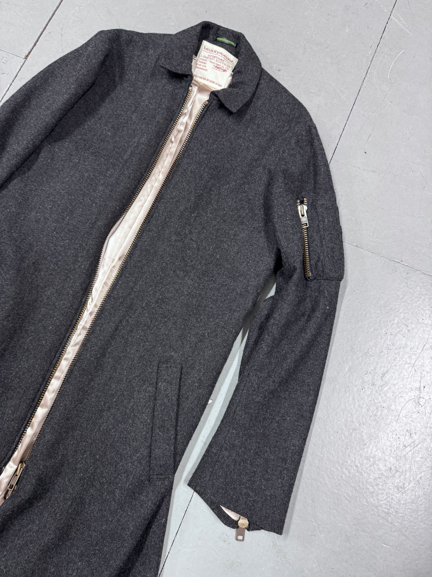 beauty:beast extended cassock coat