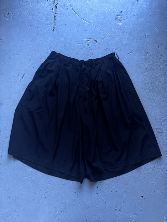 yohji yamamoto pour homme silk shorts