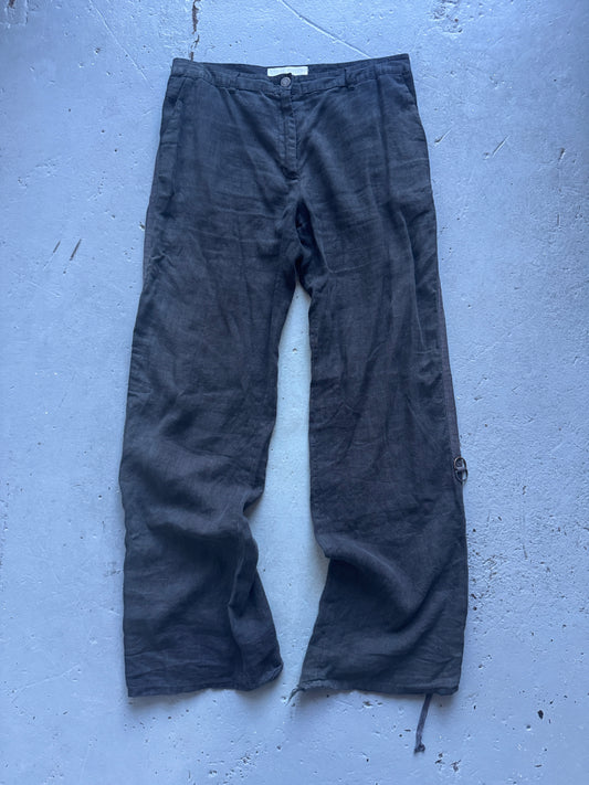 veronique branquinho linen adjustable trouser