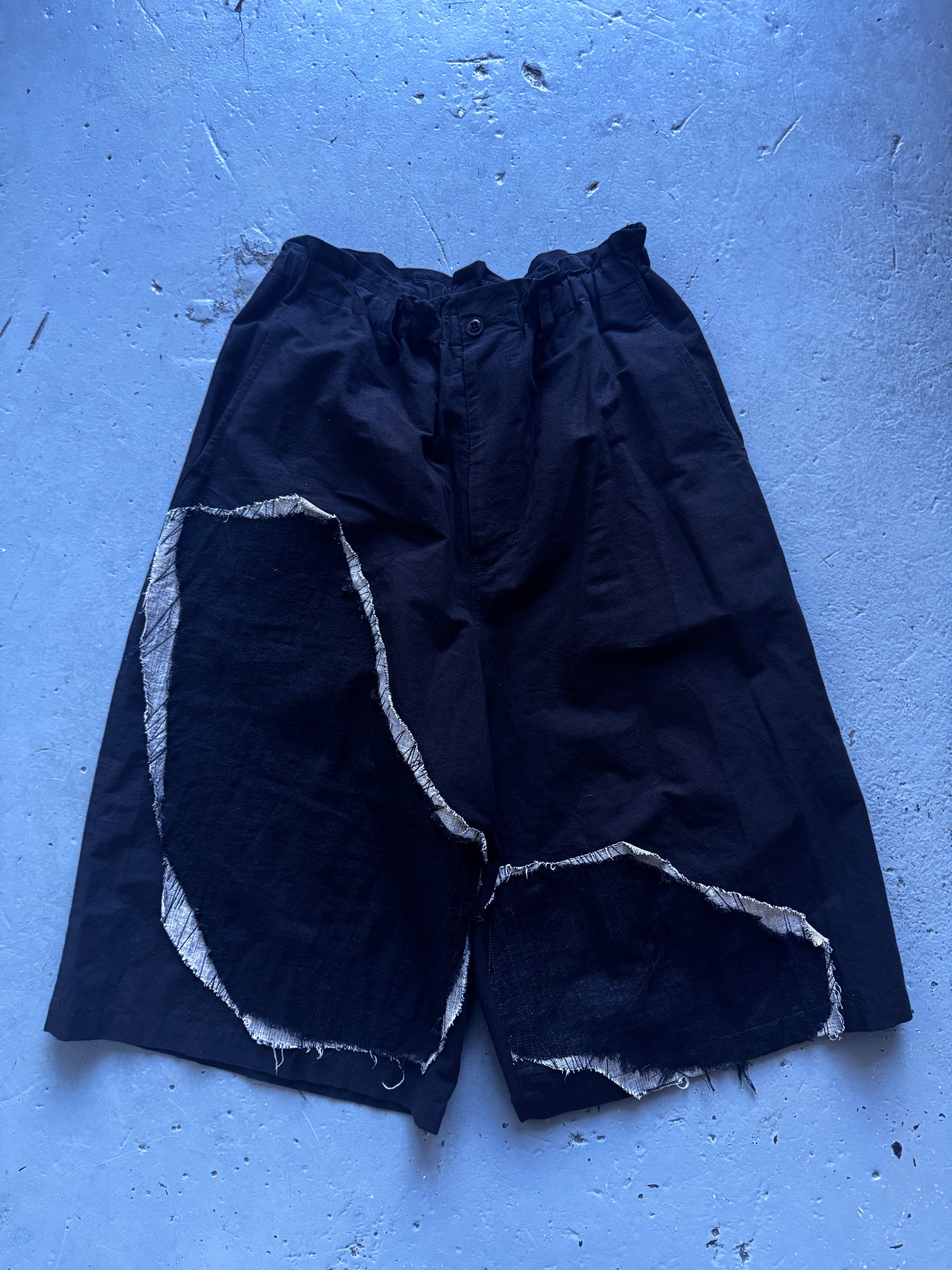 yohji yamamoto y's patch 3/4 pant