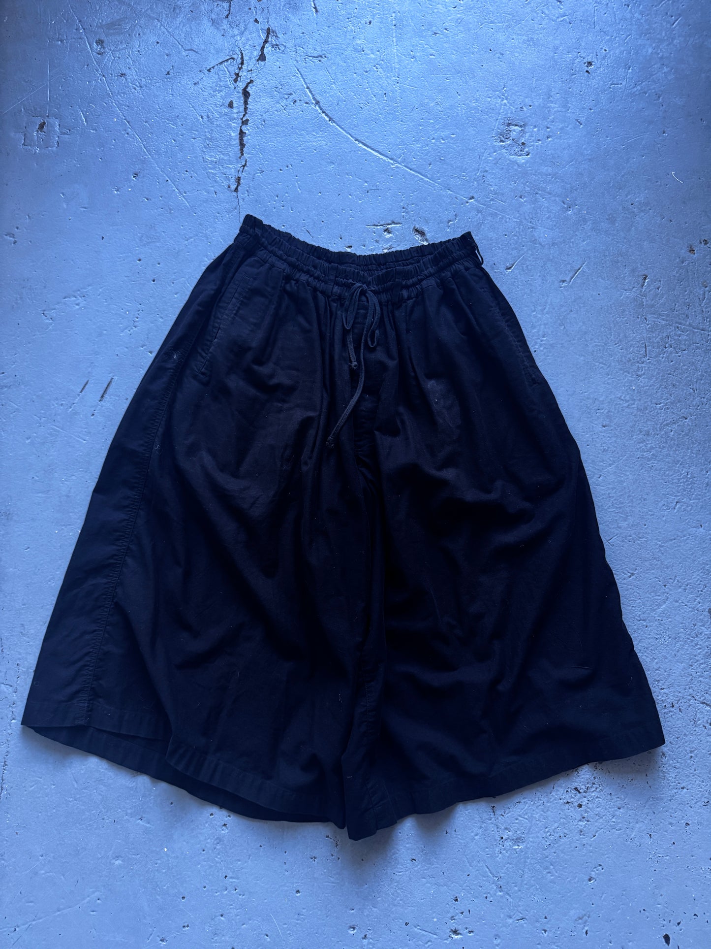 yohji yamamoto syte wide 3/4 pant