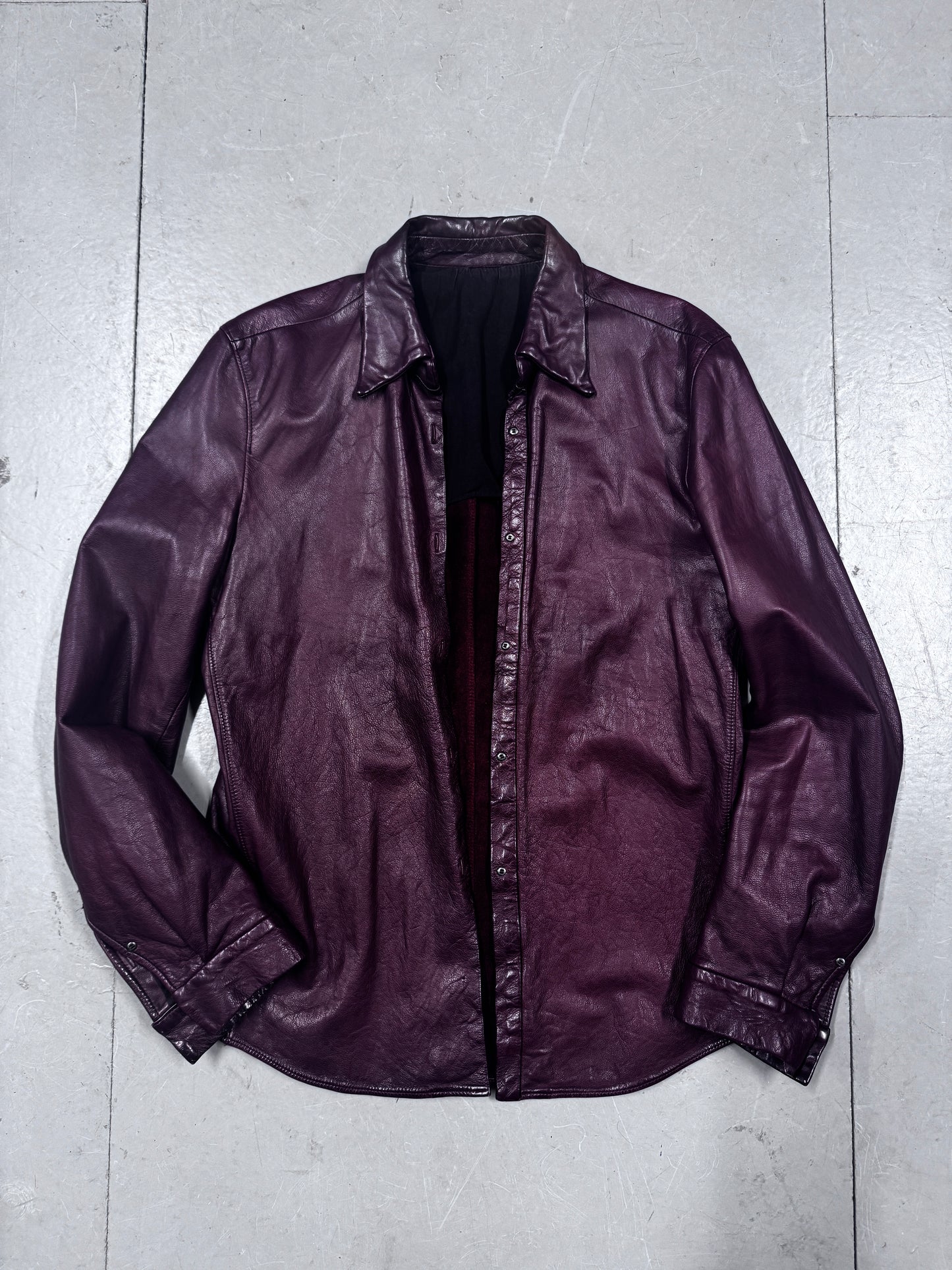 Carpe Diem Goat Leather + 925 Silver Shirt