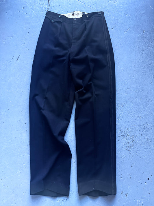 1930s wool trouser with trim side 33