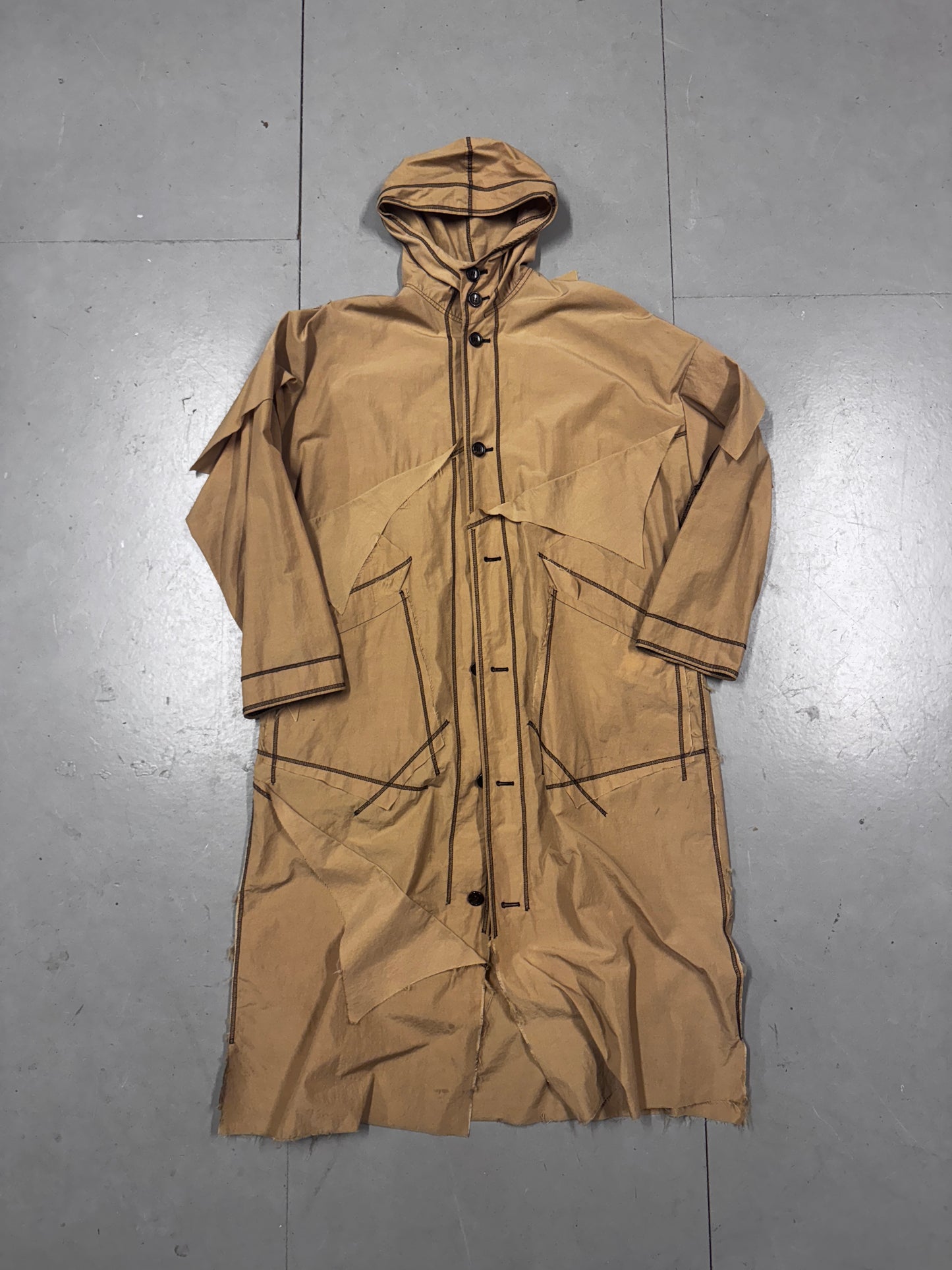 Sulvam Cut And Tear Long Coat