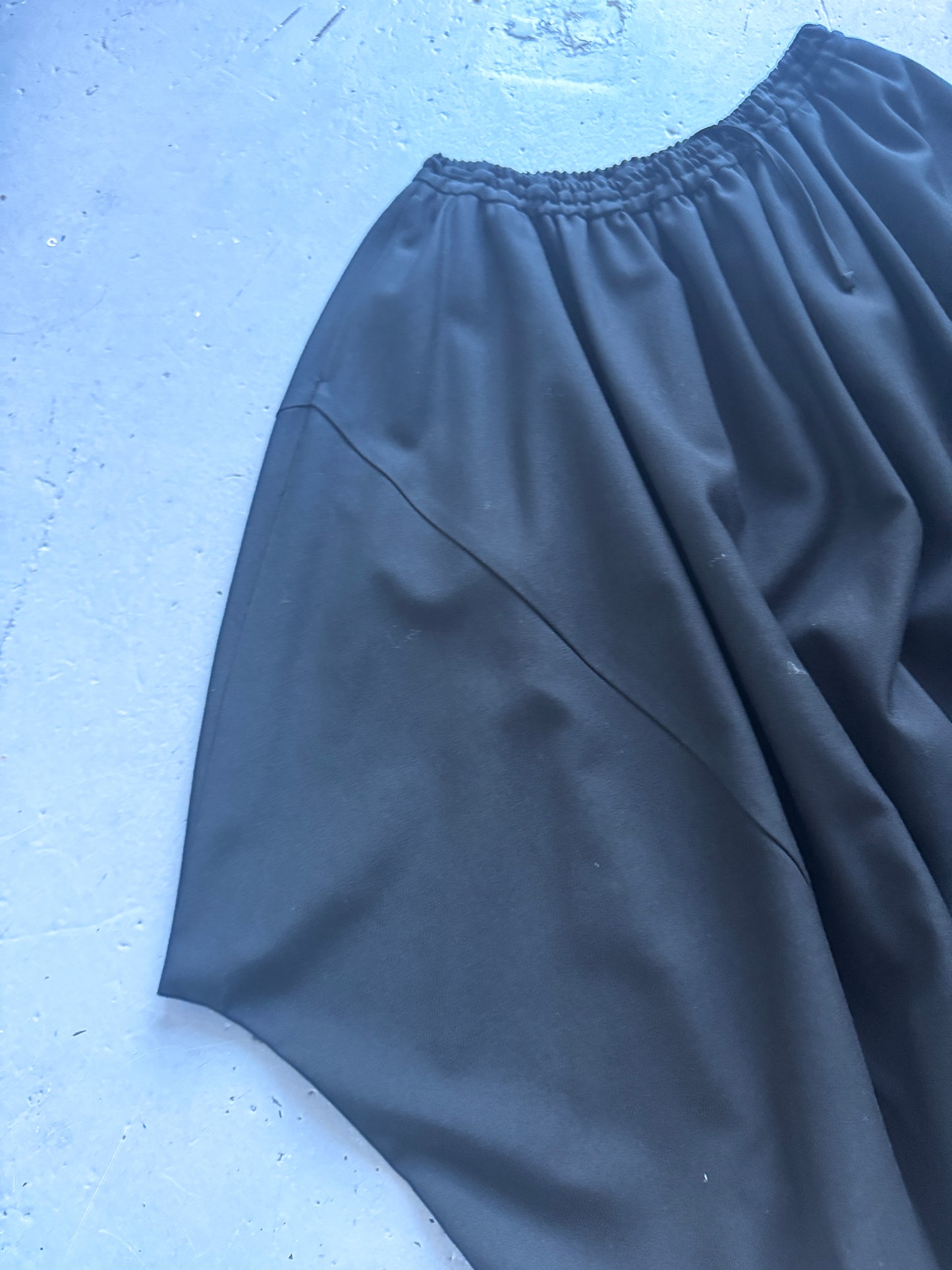 alice auaa pointed sculptural extreme drop crotch pant