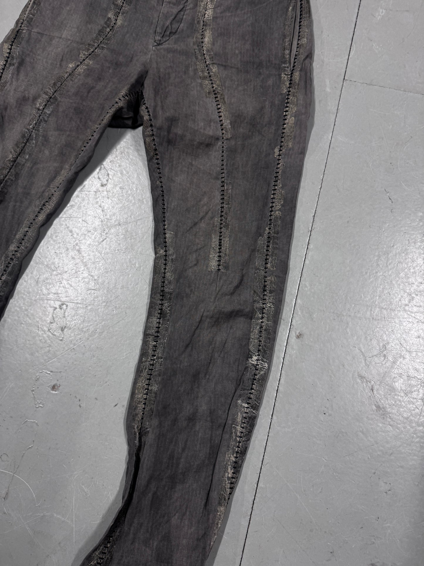 Leopold Bossert Taped Chain Seam Trousers