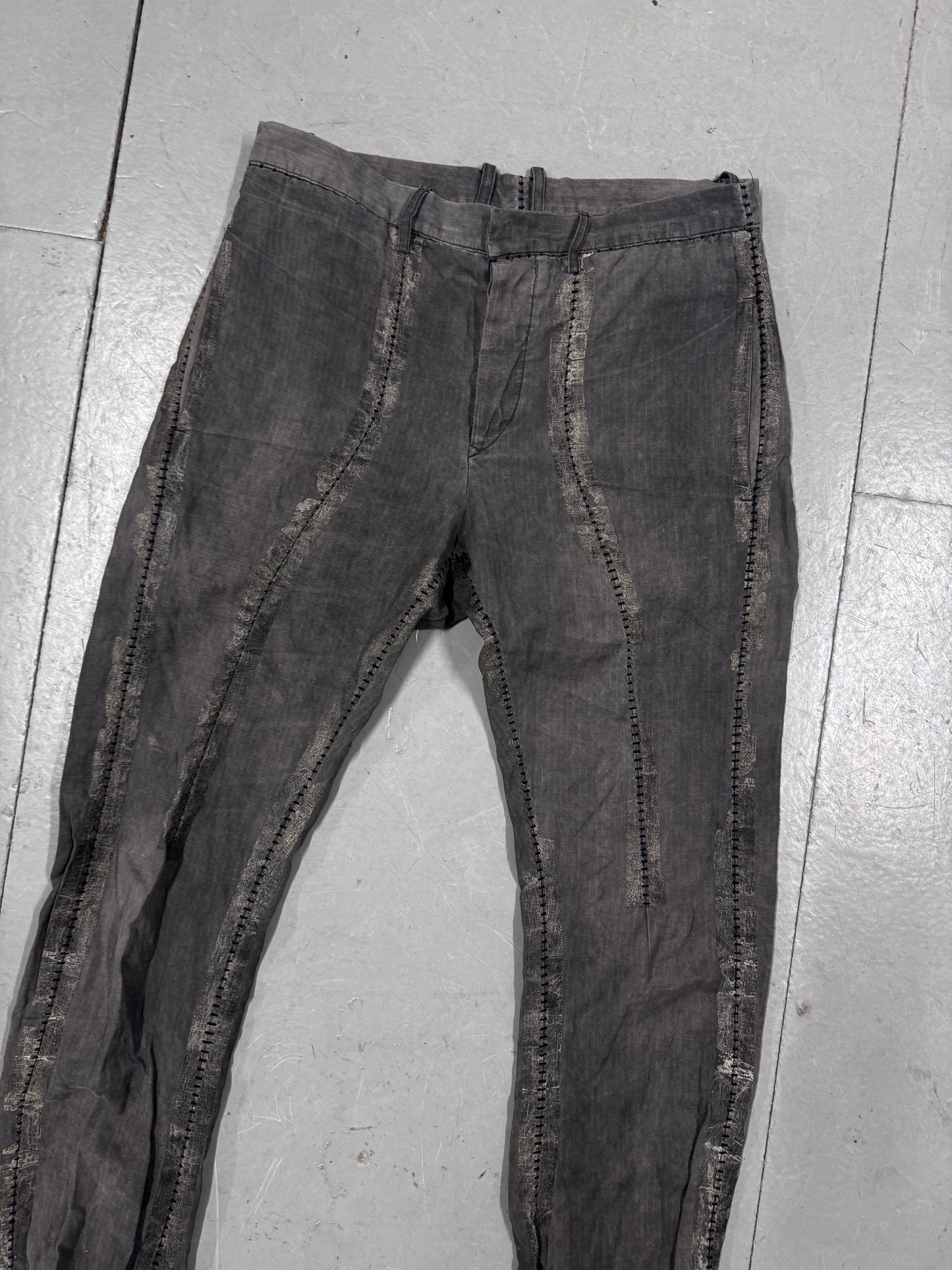 Leopold Bossert Taped Chain Seam Trousers