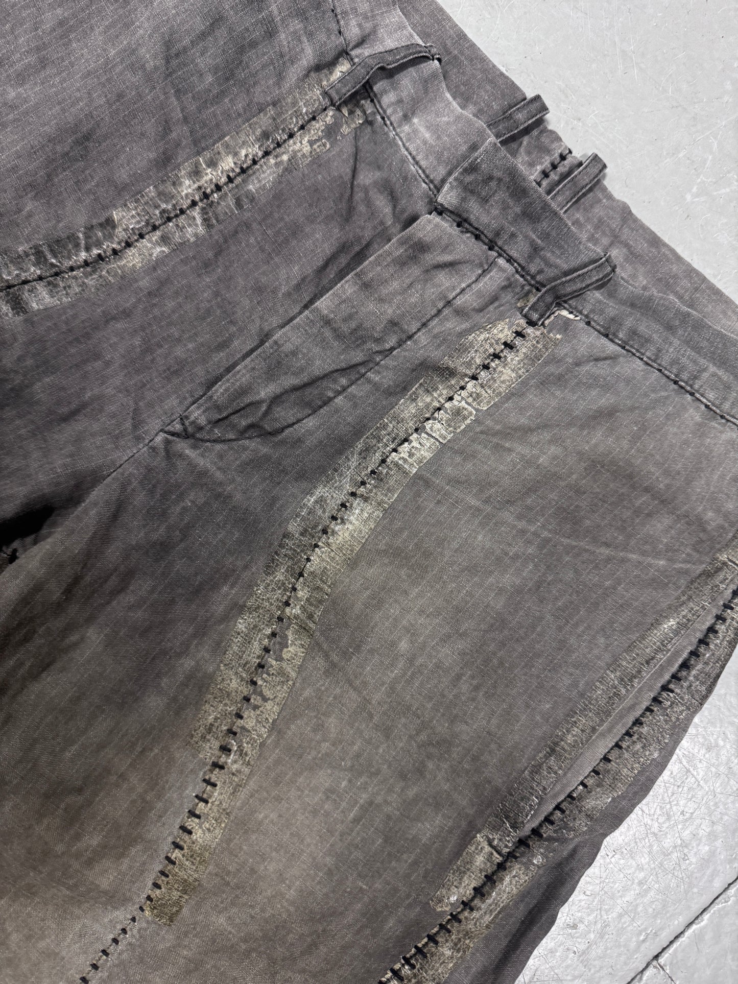 Leopold Bossert Taped Chain Seam Trousers