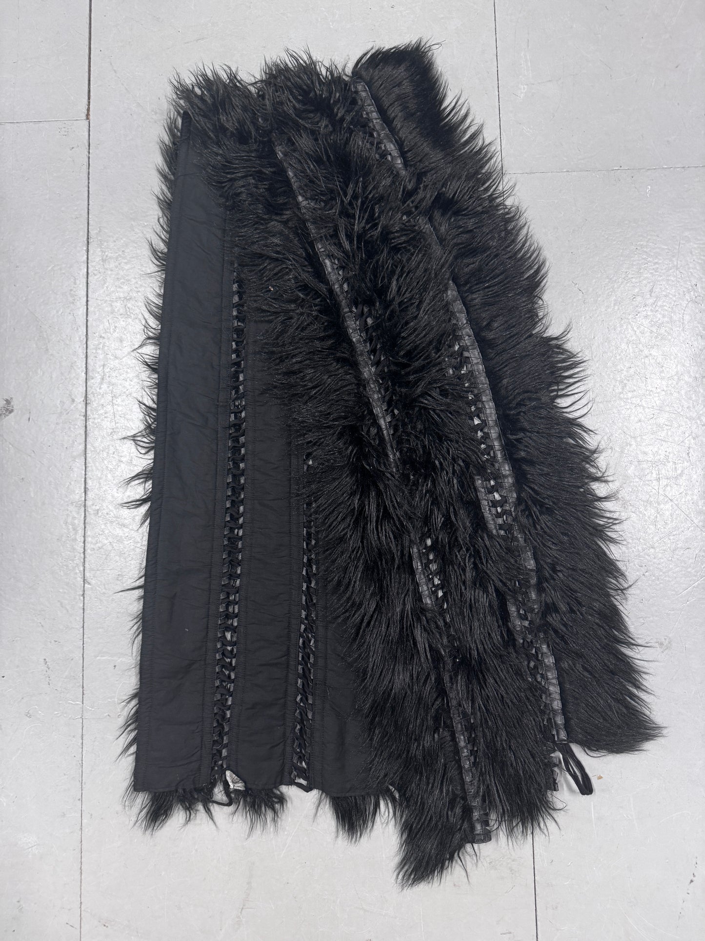 KTZ Fur and Lace Scarf