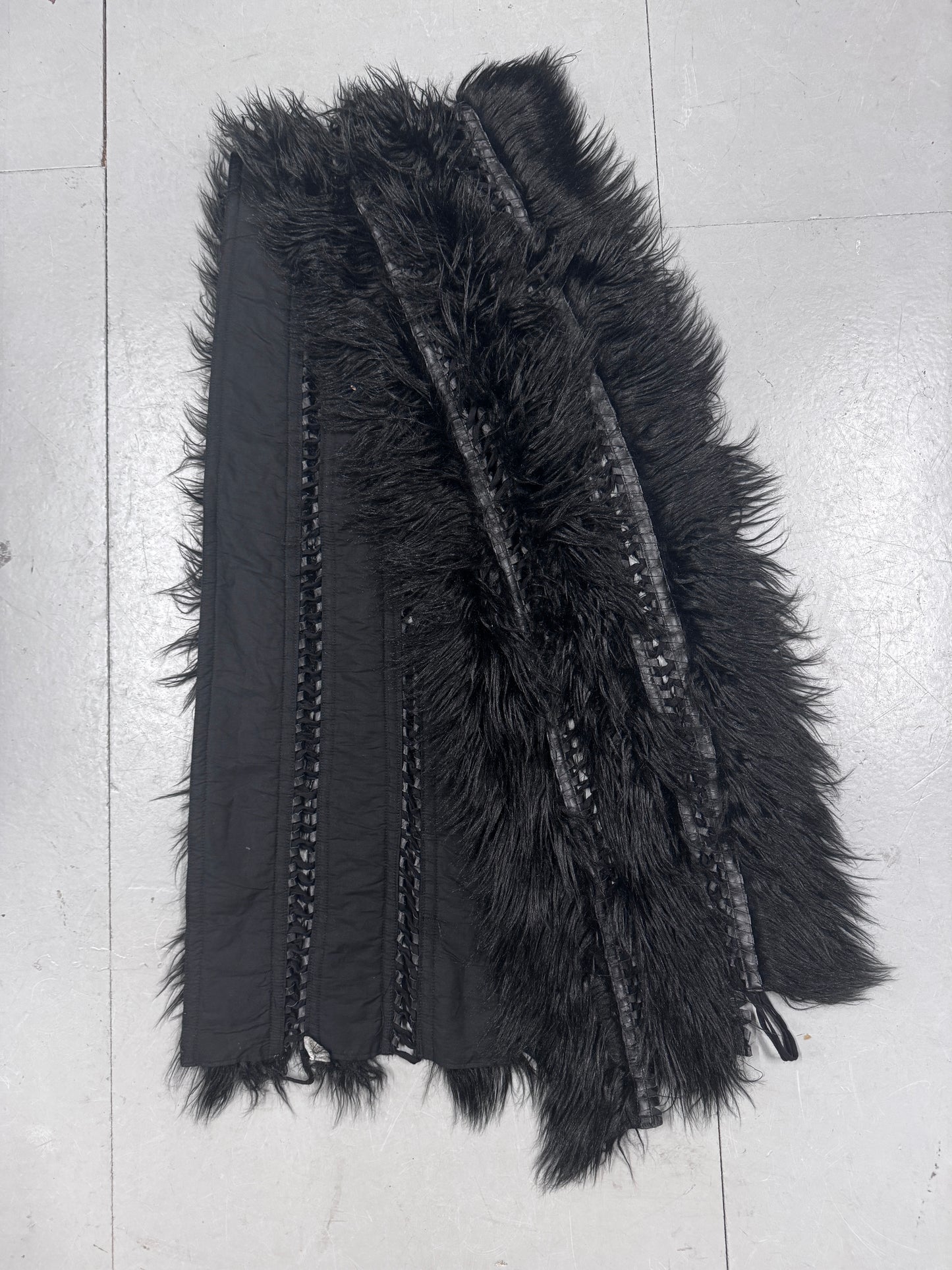 KTZ Fur and Lace Scarf