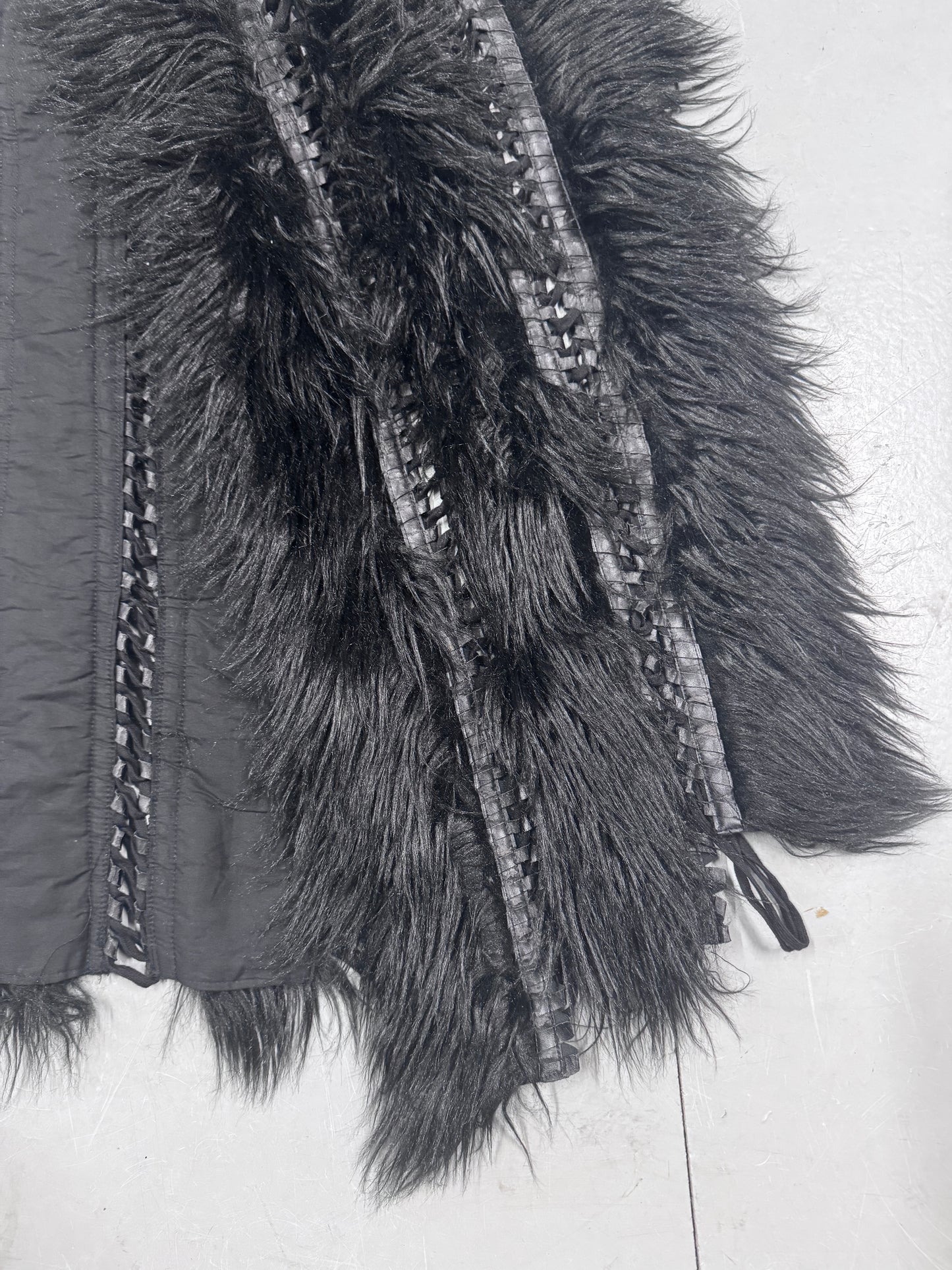 KTZ Fur and Lace Scarf