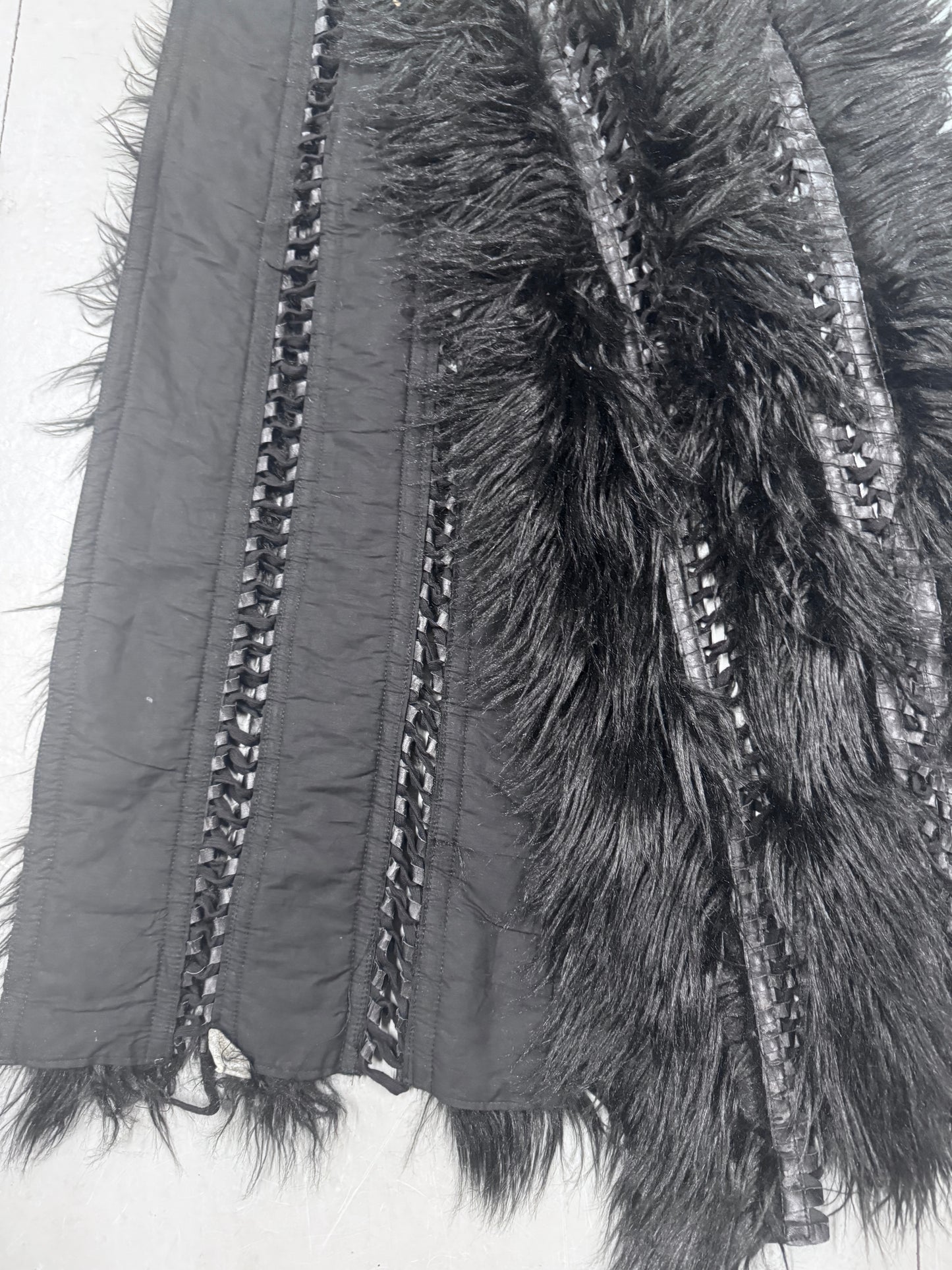 KTZ Fur and Lace Scarf