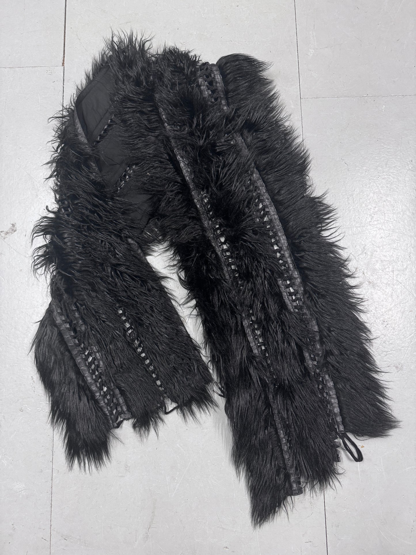 KTZ Fur and Lace Scarf