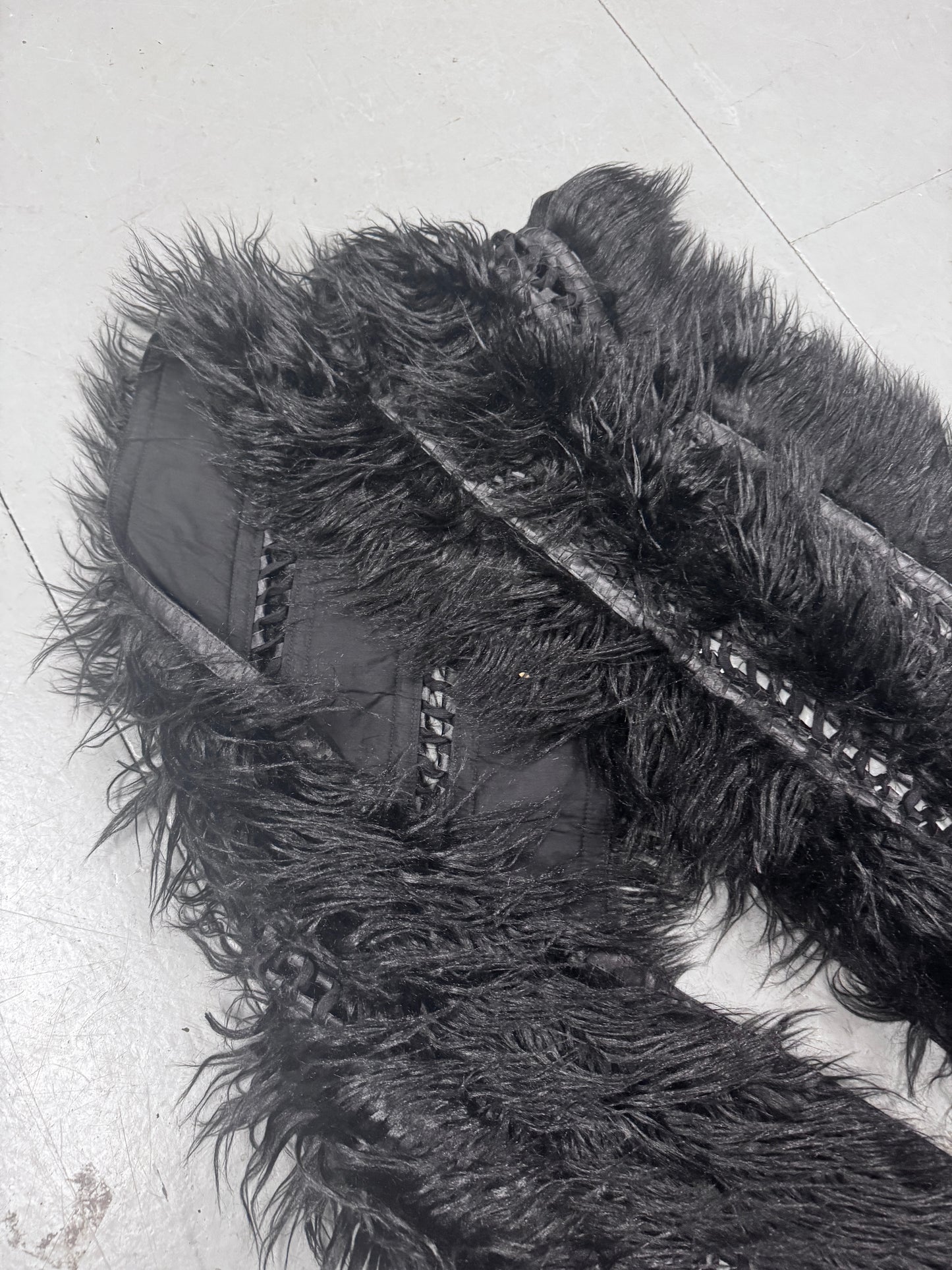 KTZ Fur and Lace Scarf