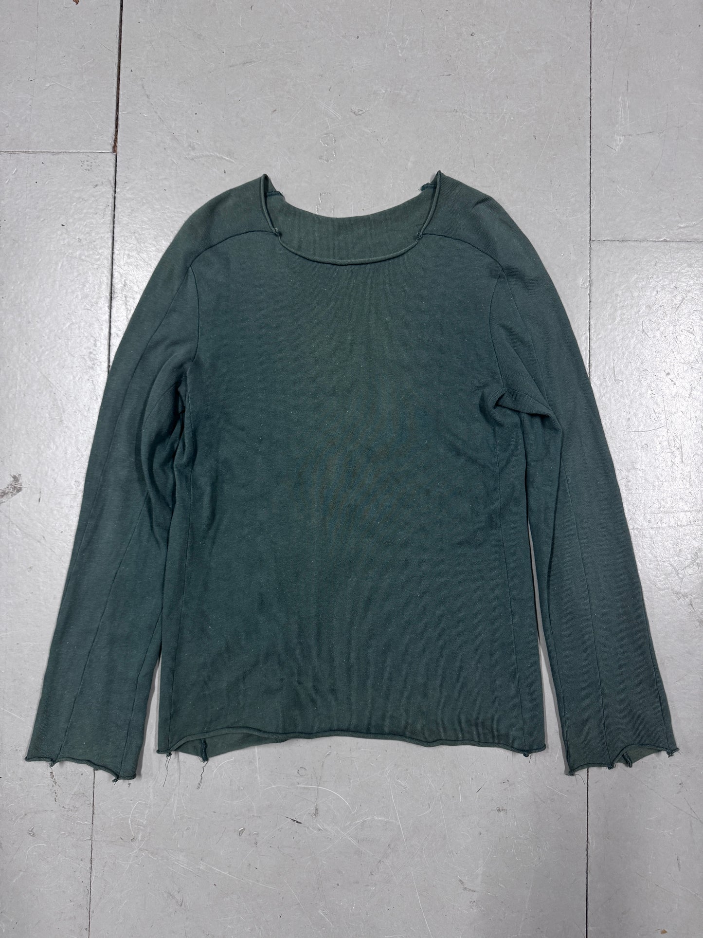 m.a+ cut and sew misaligned jumper