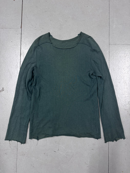 m.a+ cut and sew misaligned jumper