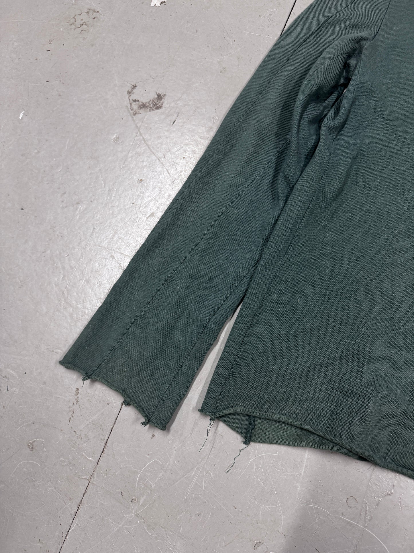 m.a+ cut and sew misaligned jumper