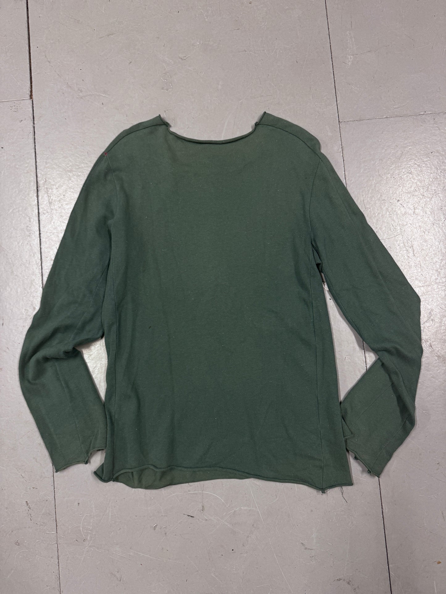 m.a+ cut and sew misaligned jumper