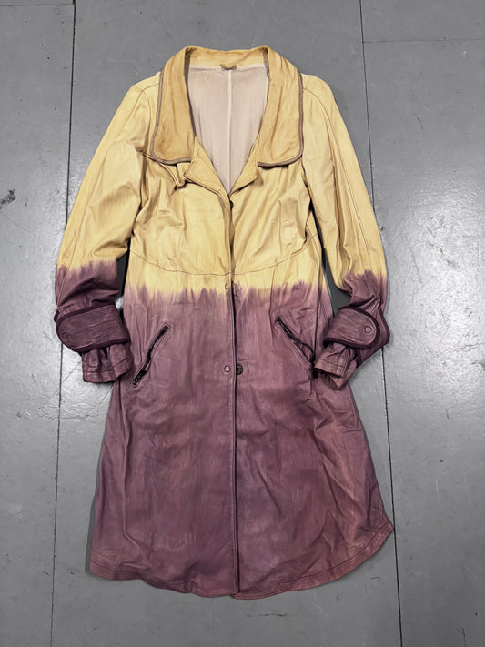 Giorgio Brato Dip Dyed Leather Coat
