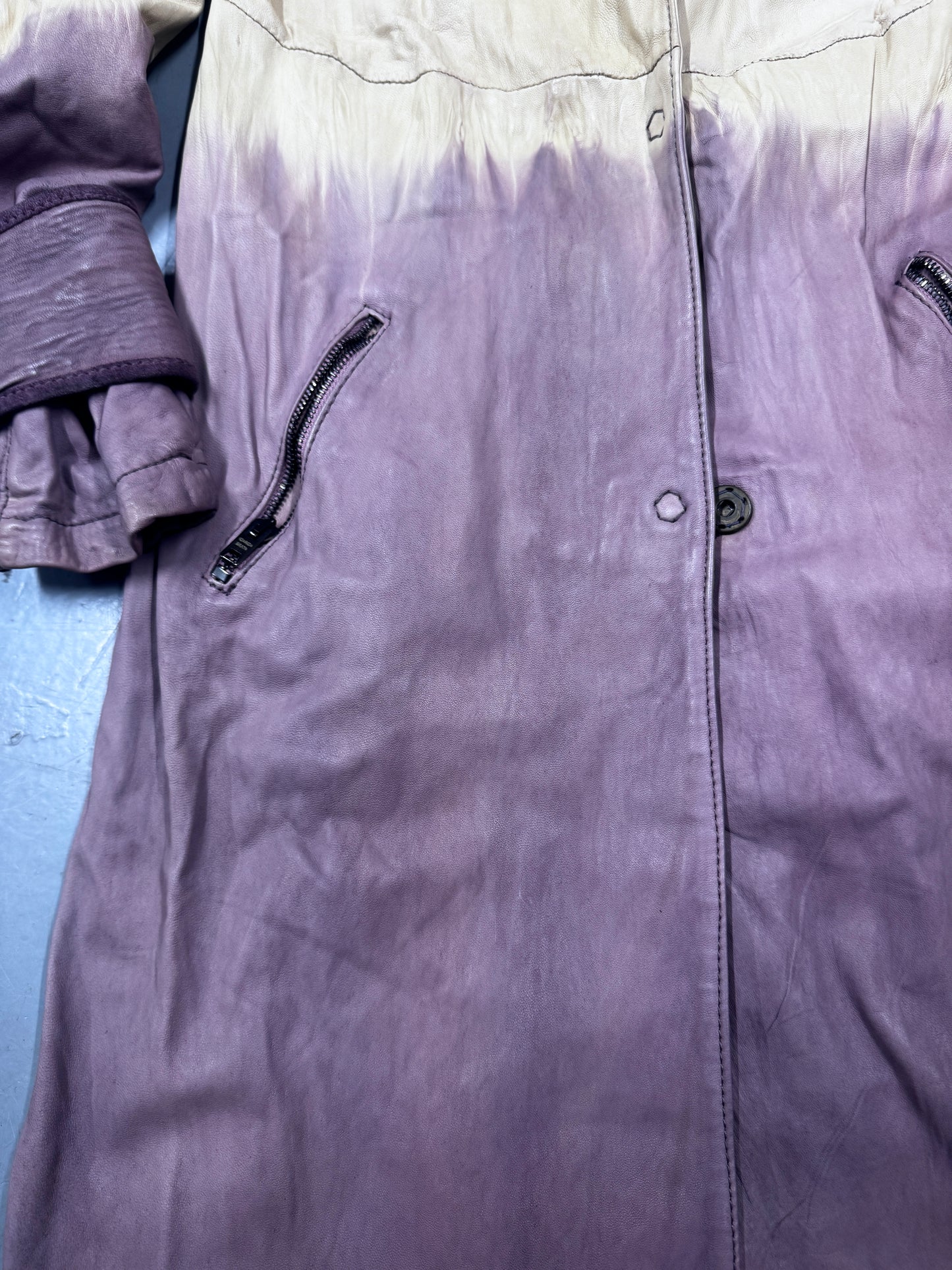 Giorgio Brato Dip Dyed Leather Coat