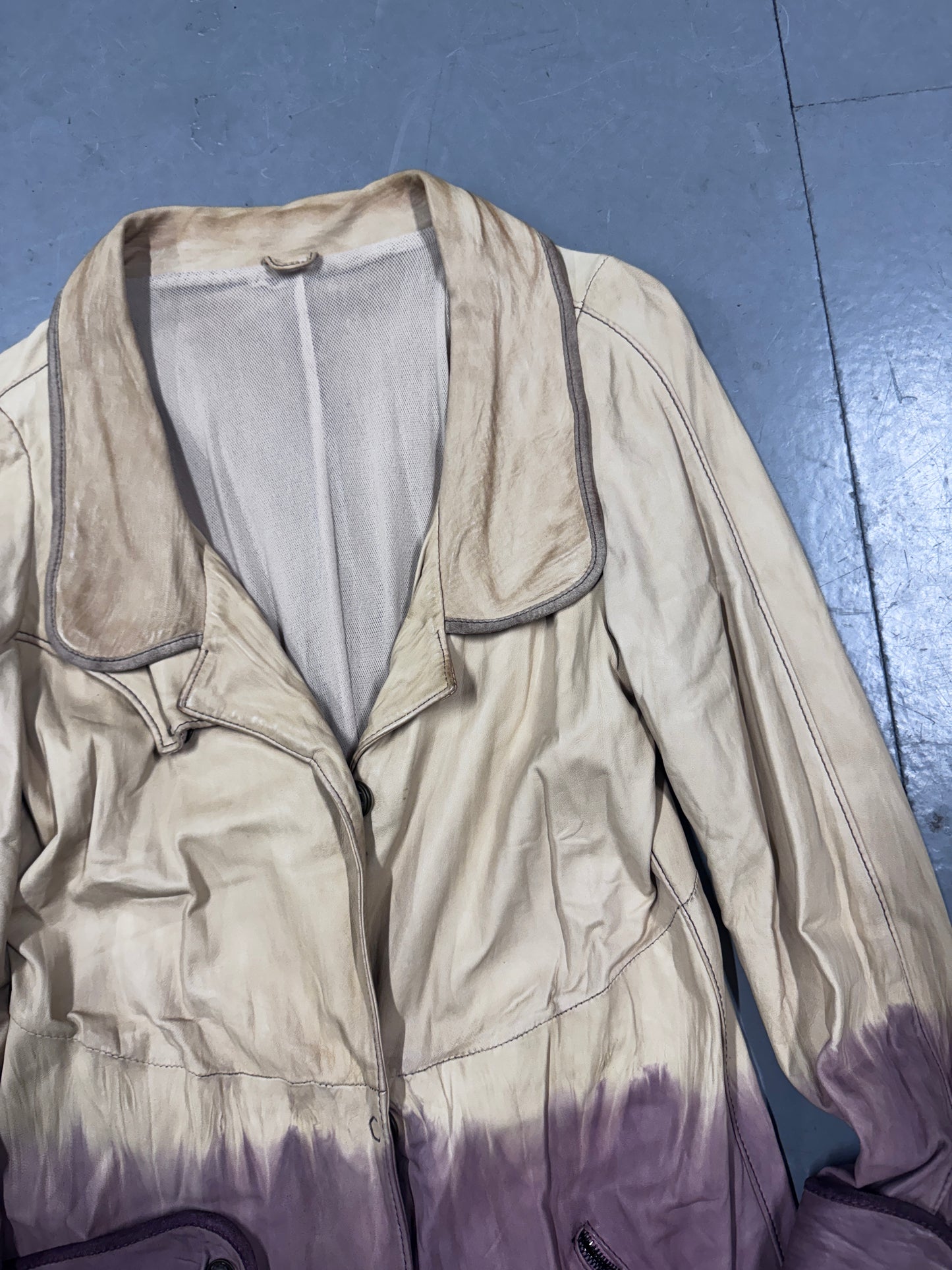 Giorgio Brato Dip Dyed Leather Coat
