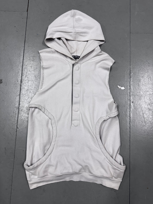 Raf Simons SS05 Circle Pocket Sleeveless Hoodie