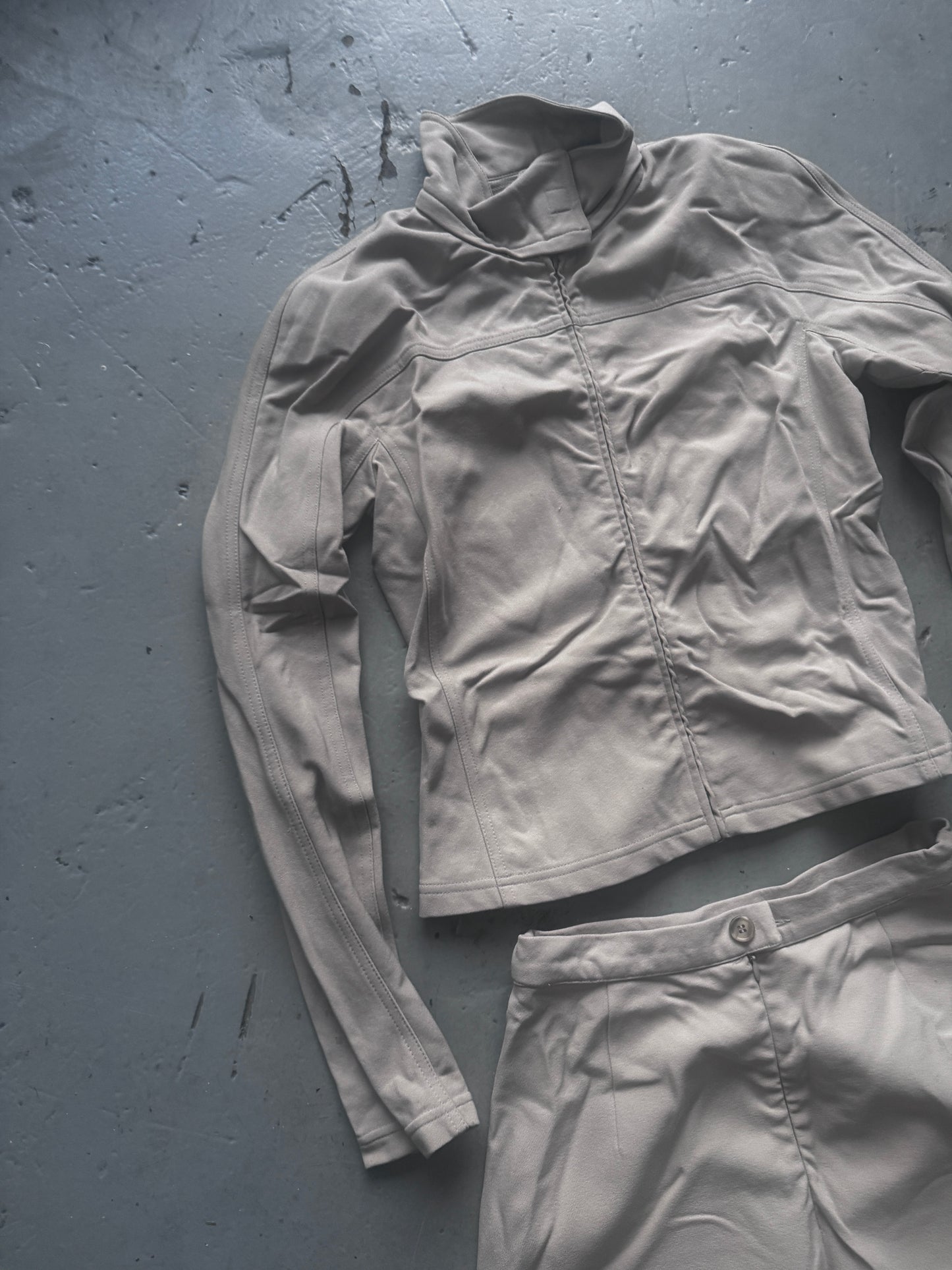 emporio armani 90s skirt and jacket set