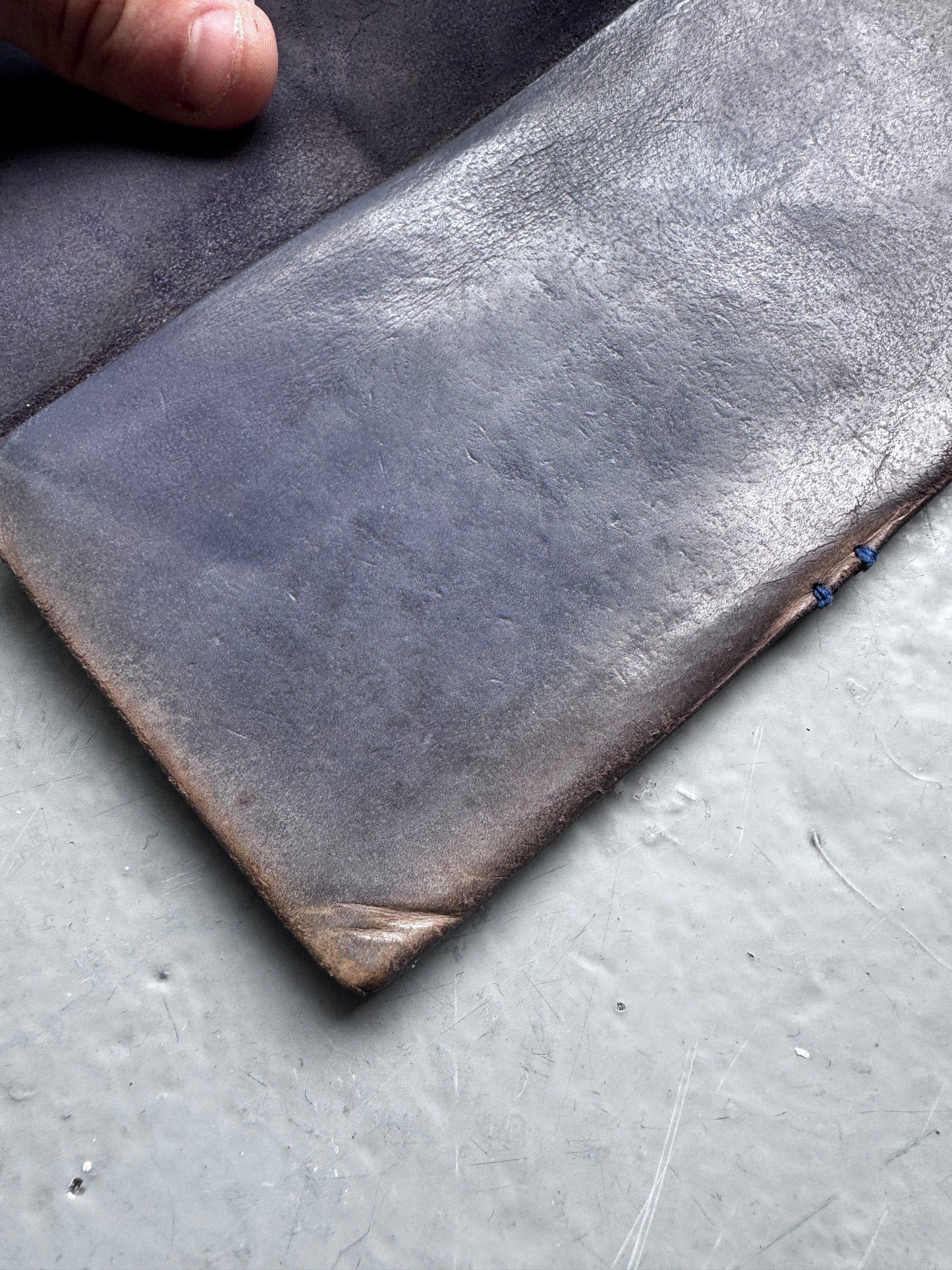 m.a+ accordion folded leather wallet