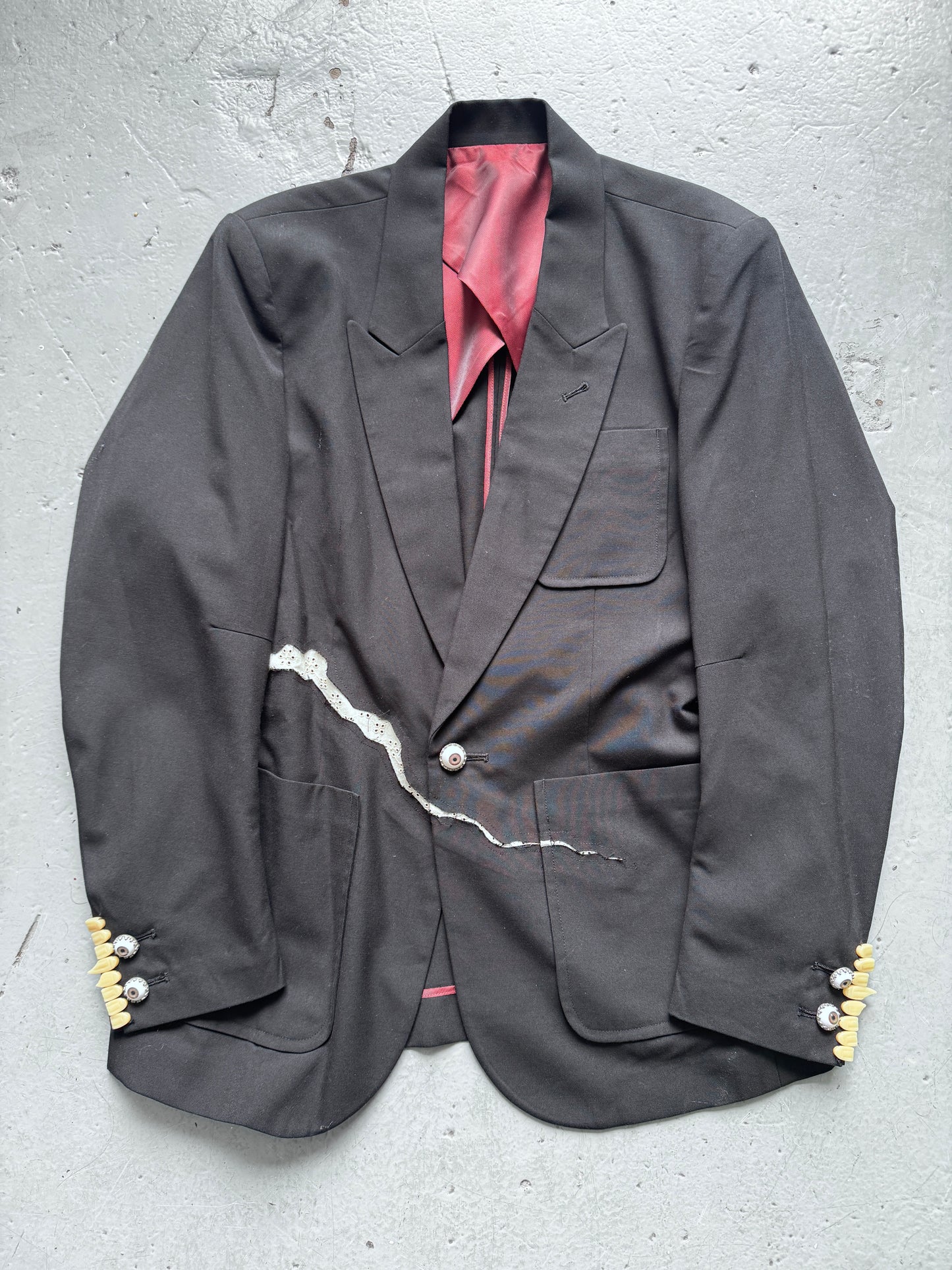 undercover but beautiful ii ss05 teeth blazer