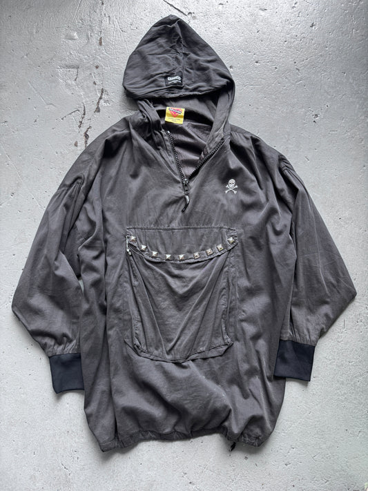 early super lovers stud front hooded jacket