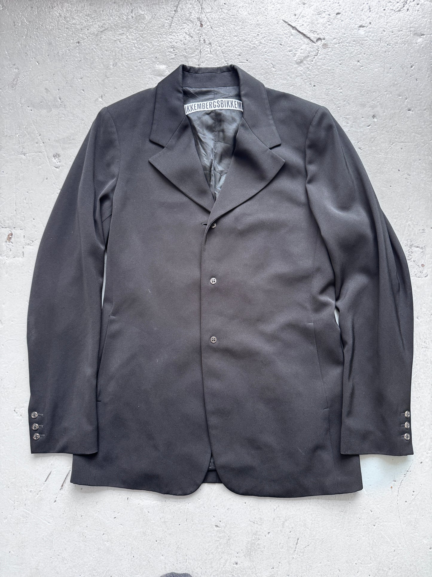 dirk bikkembergs reverse button blazer