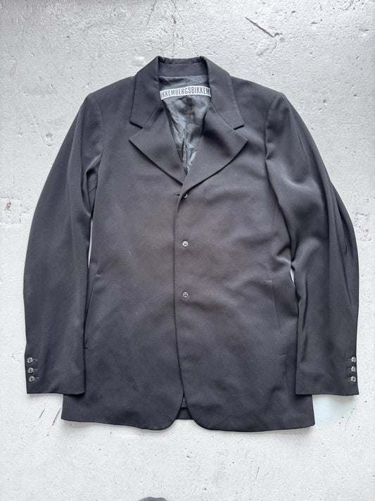 dirk bikkembergs reverse button blazer