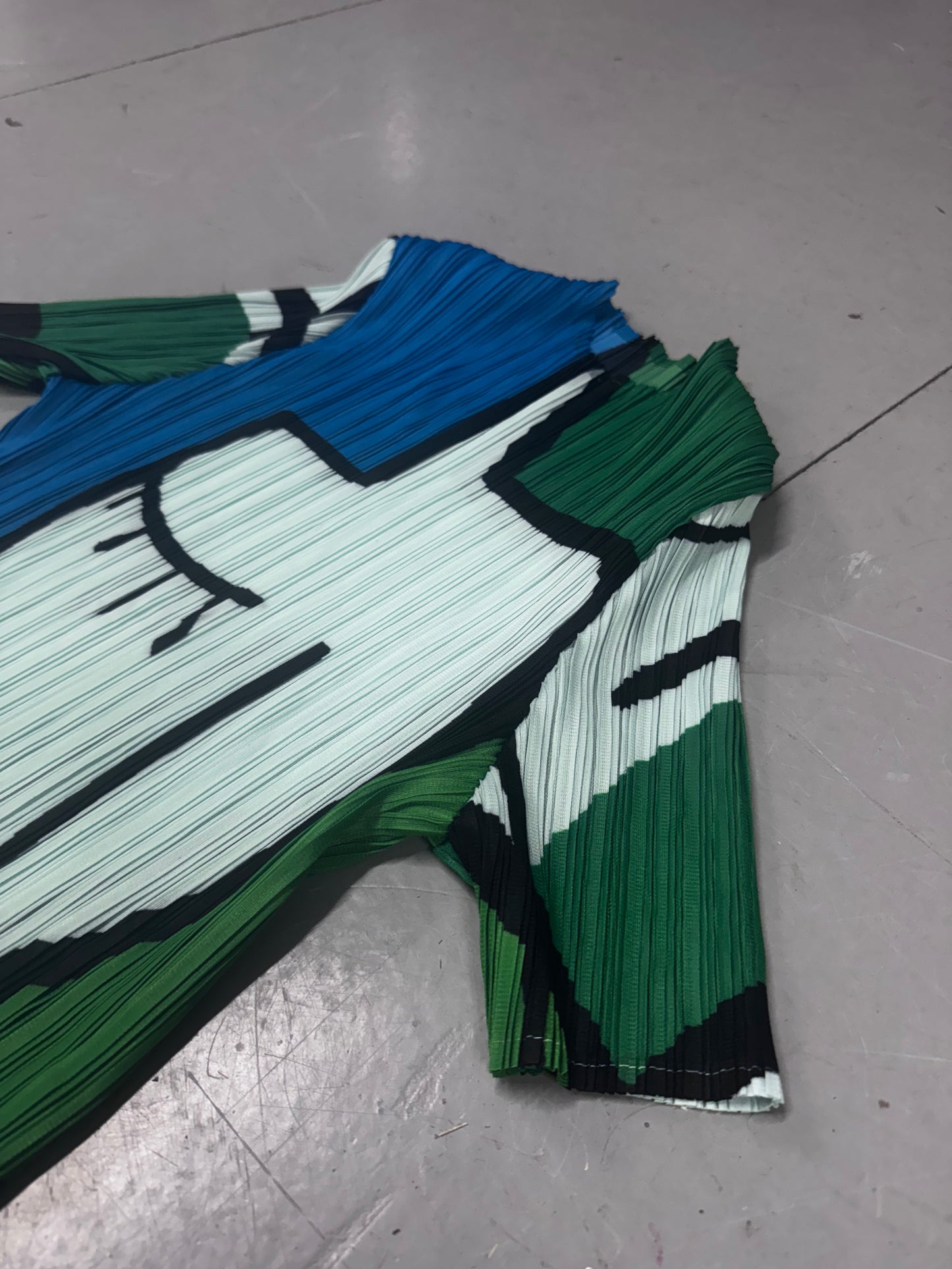 Issey Miyake Abstract Pleats Dress