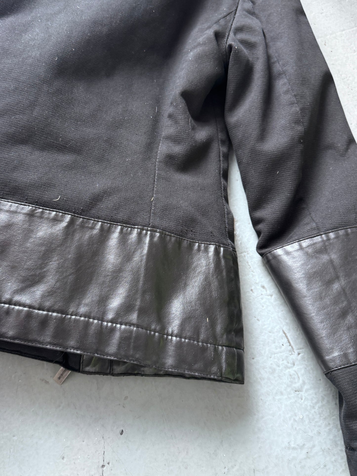 dirk bikkembergs double zipper moto jacket