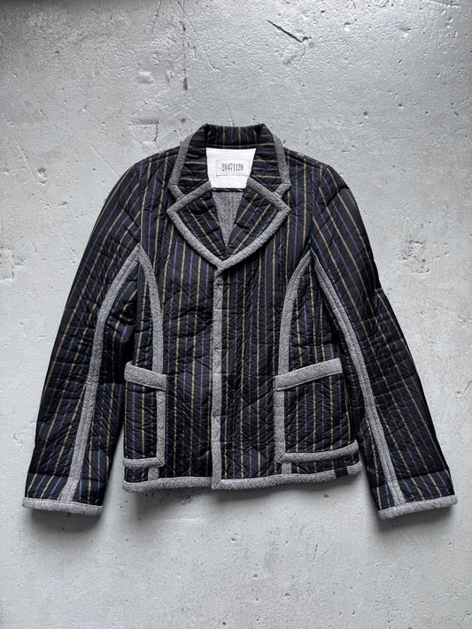 20471120 padded felt nylon blazer
