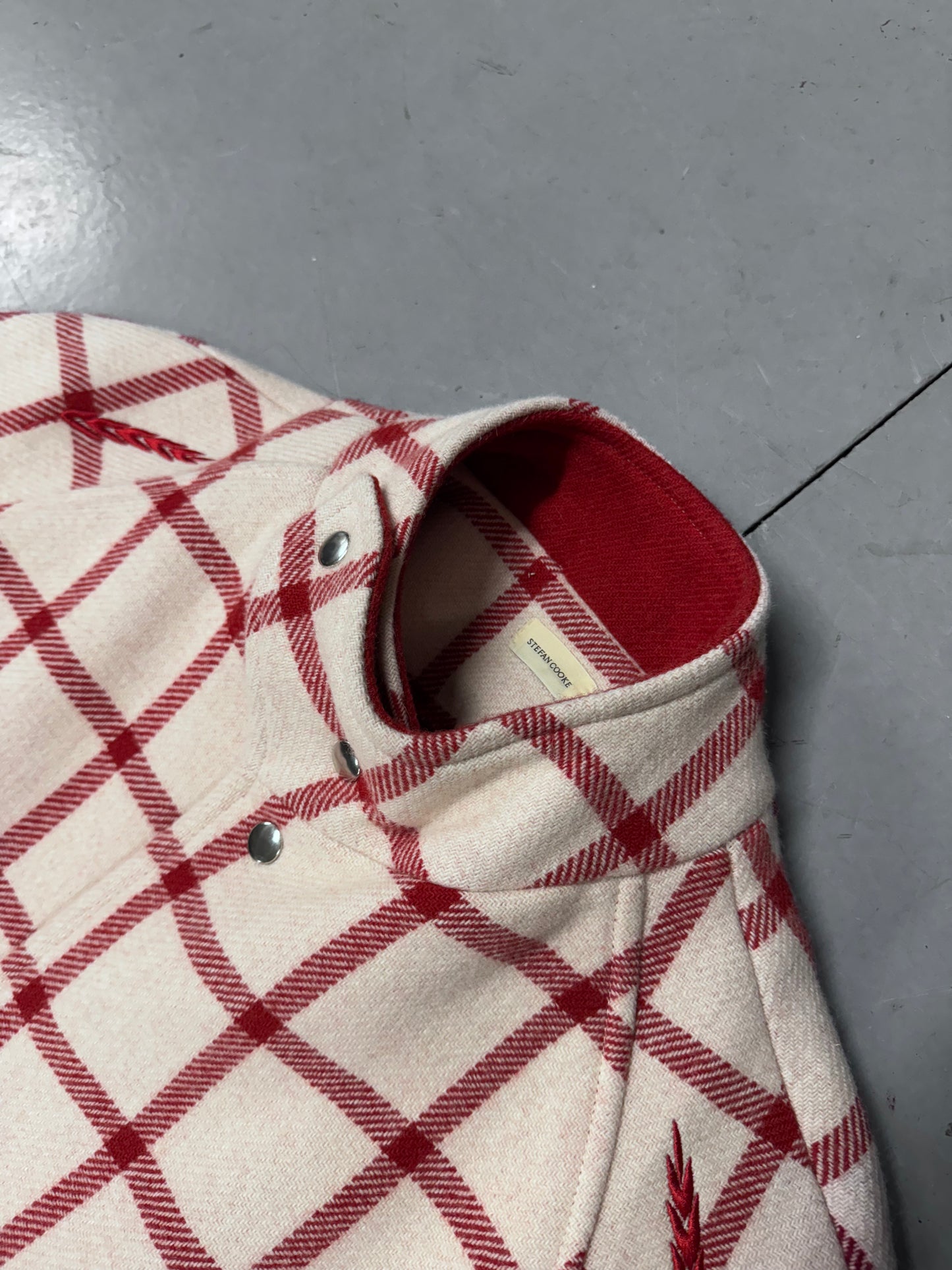 Stefan Cooke Cross Neck Lab Coat