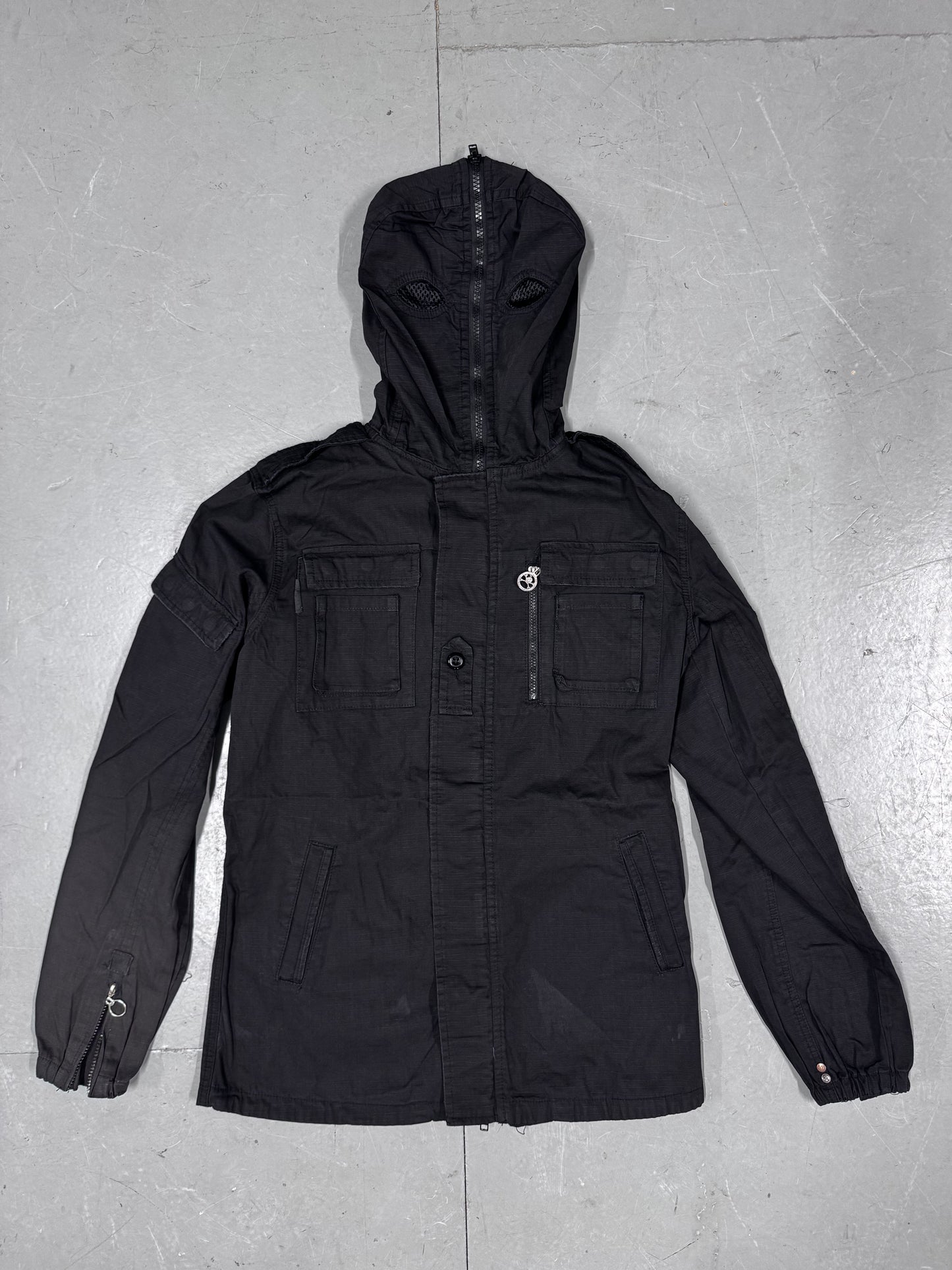 Criminal Damage Masked Cargo Jacket