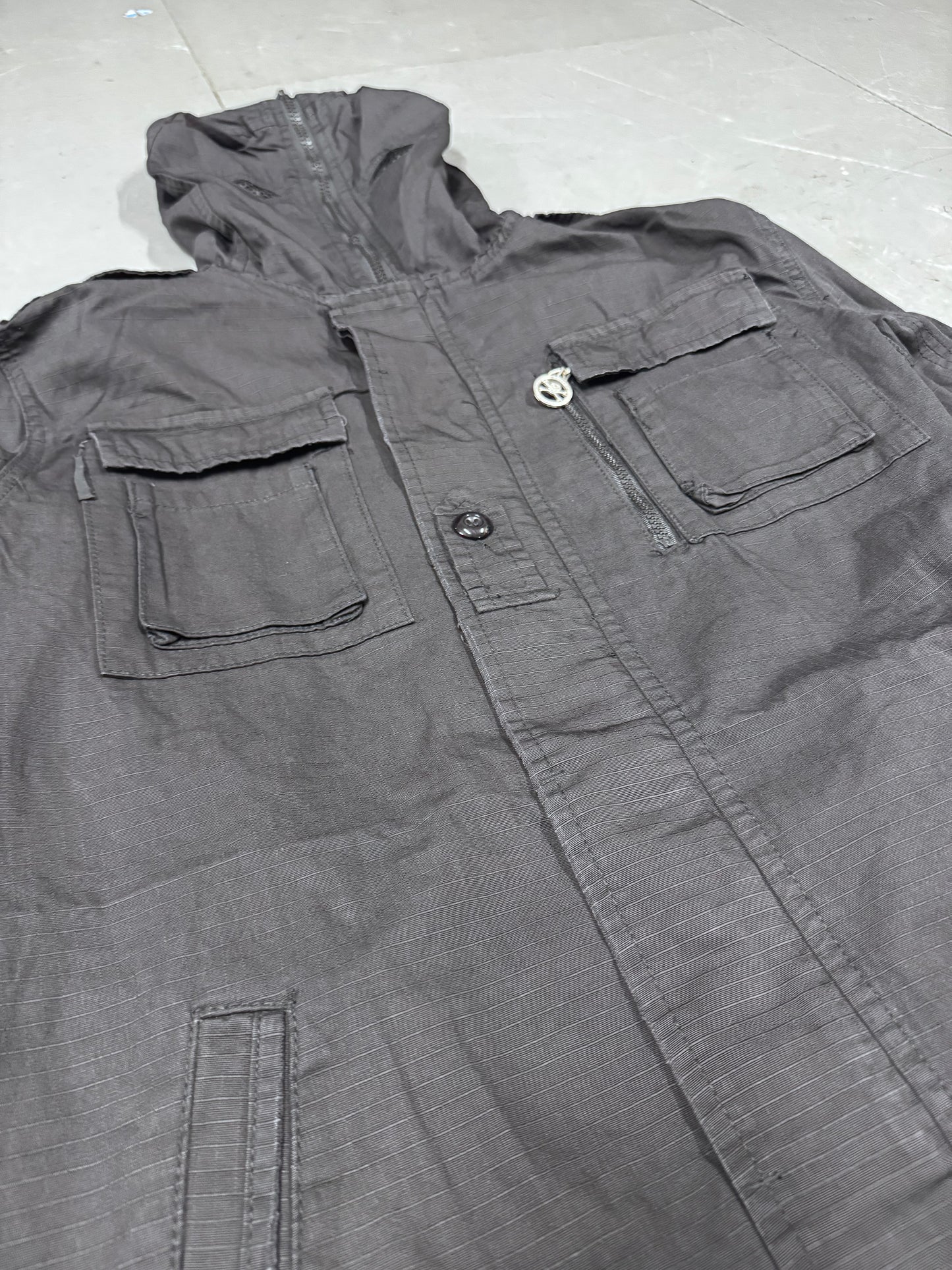 Criminal Damage Masked Cargo Jacket