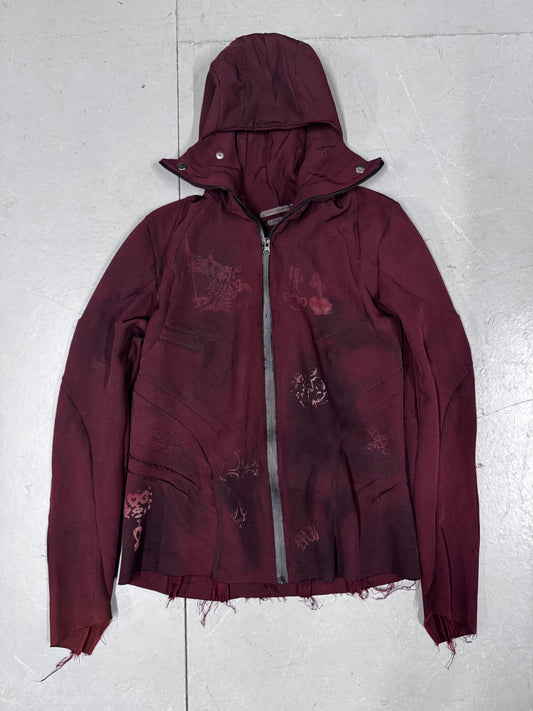 Maxime Black Tattoo Etched Ninja Hoodie