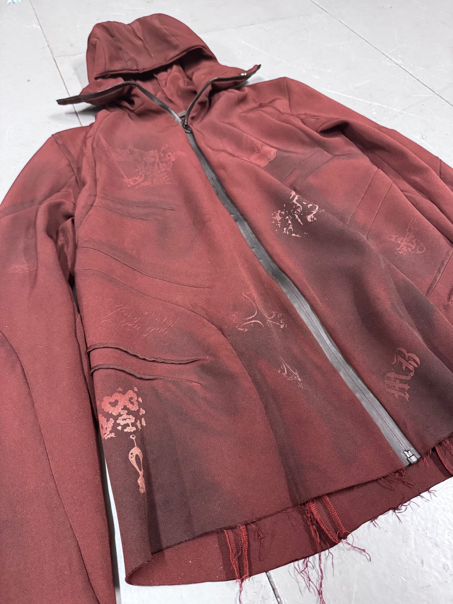 Maxime Black Tattoo Etched Ninja Hoodie