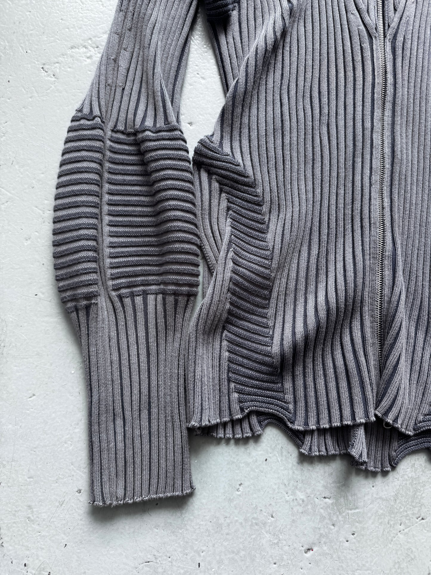 marie lueder knit ninja hooded jacket