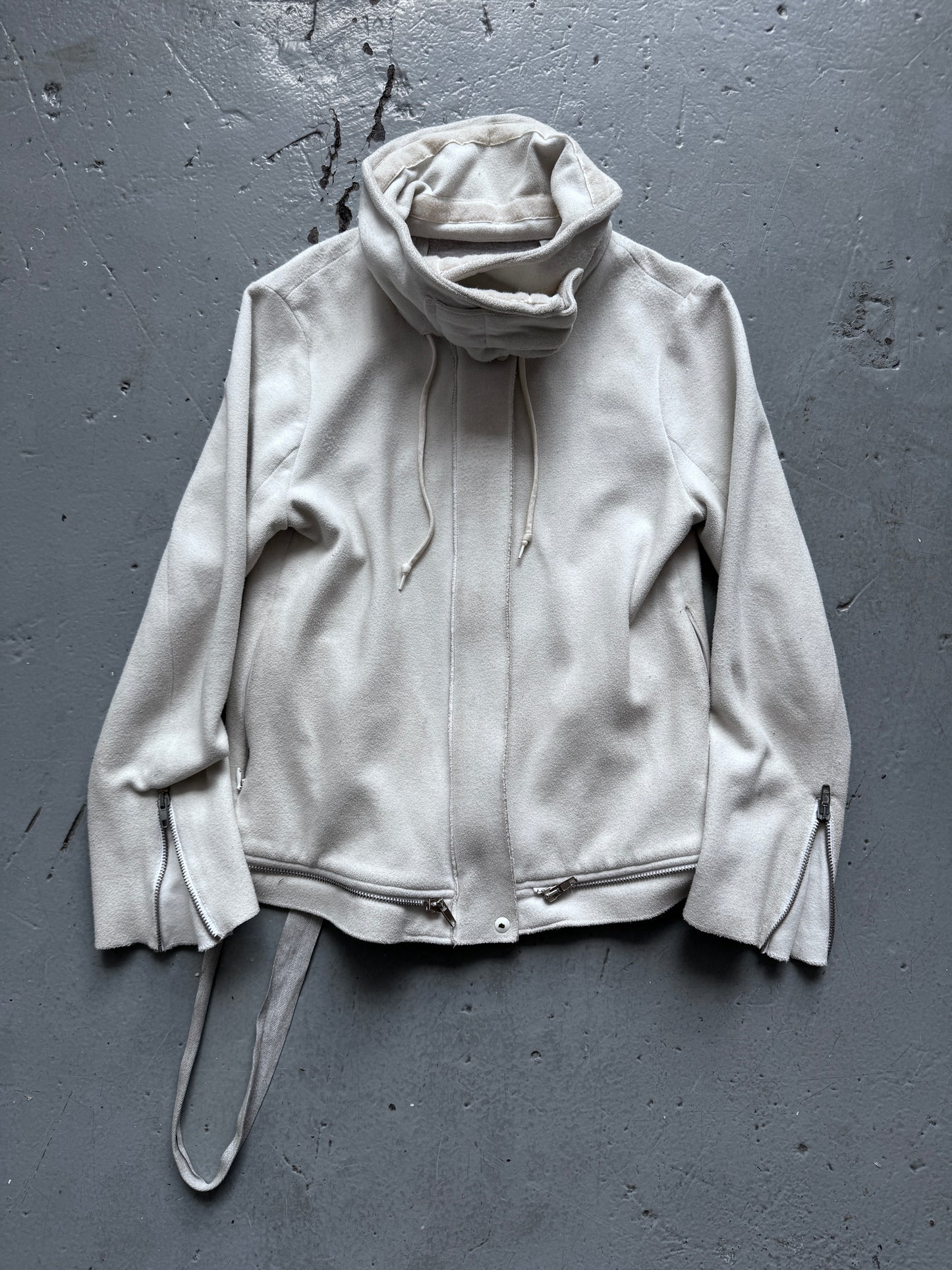 helmut lang 97 astro harness fleece jacket
