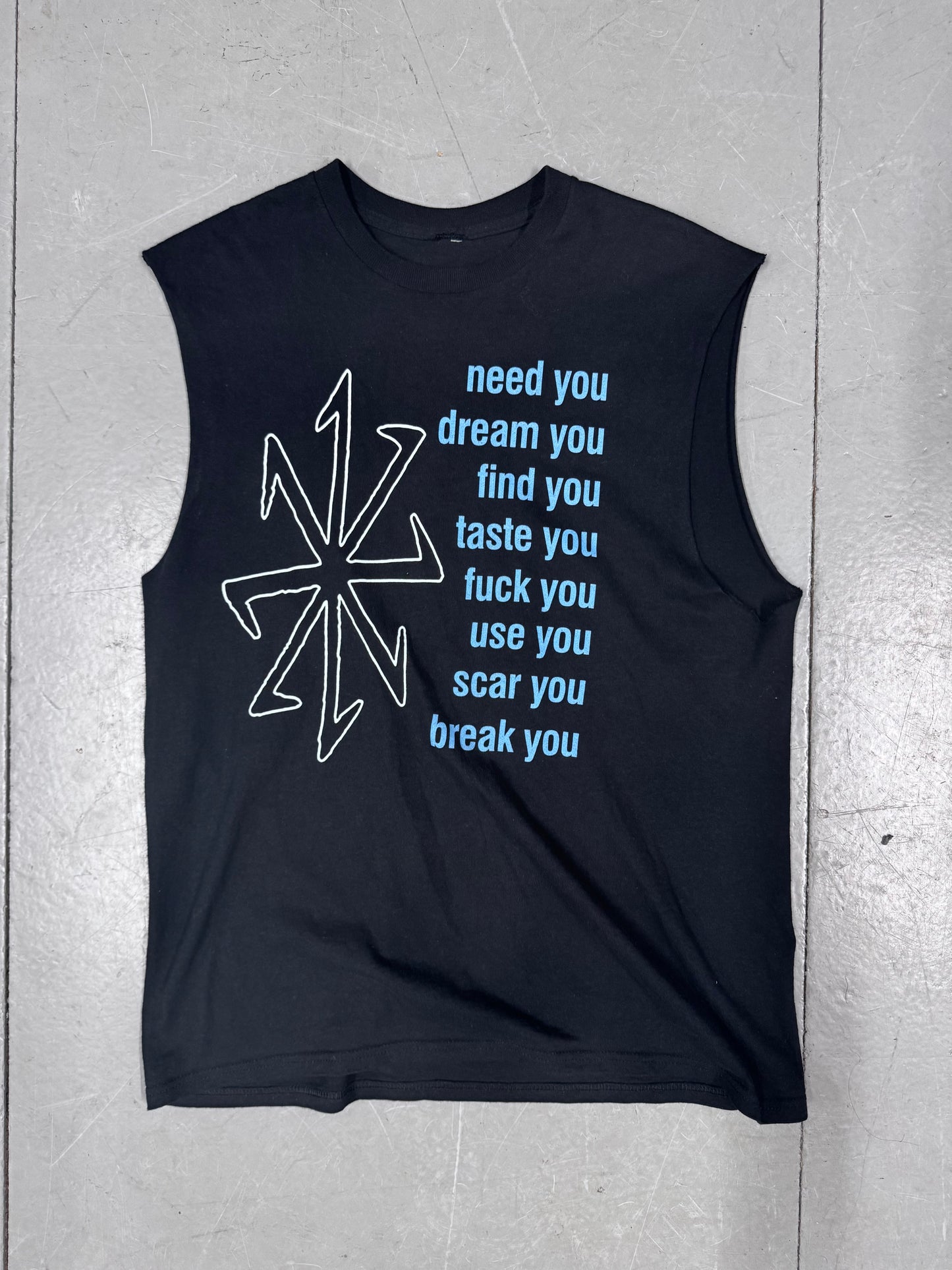 Nine Inch Nails 2014 Reprint Cut Off Tank