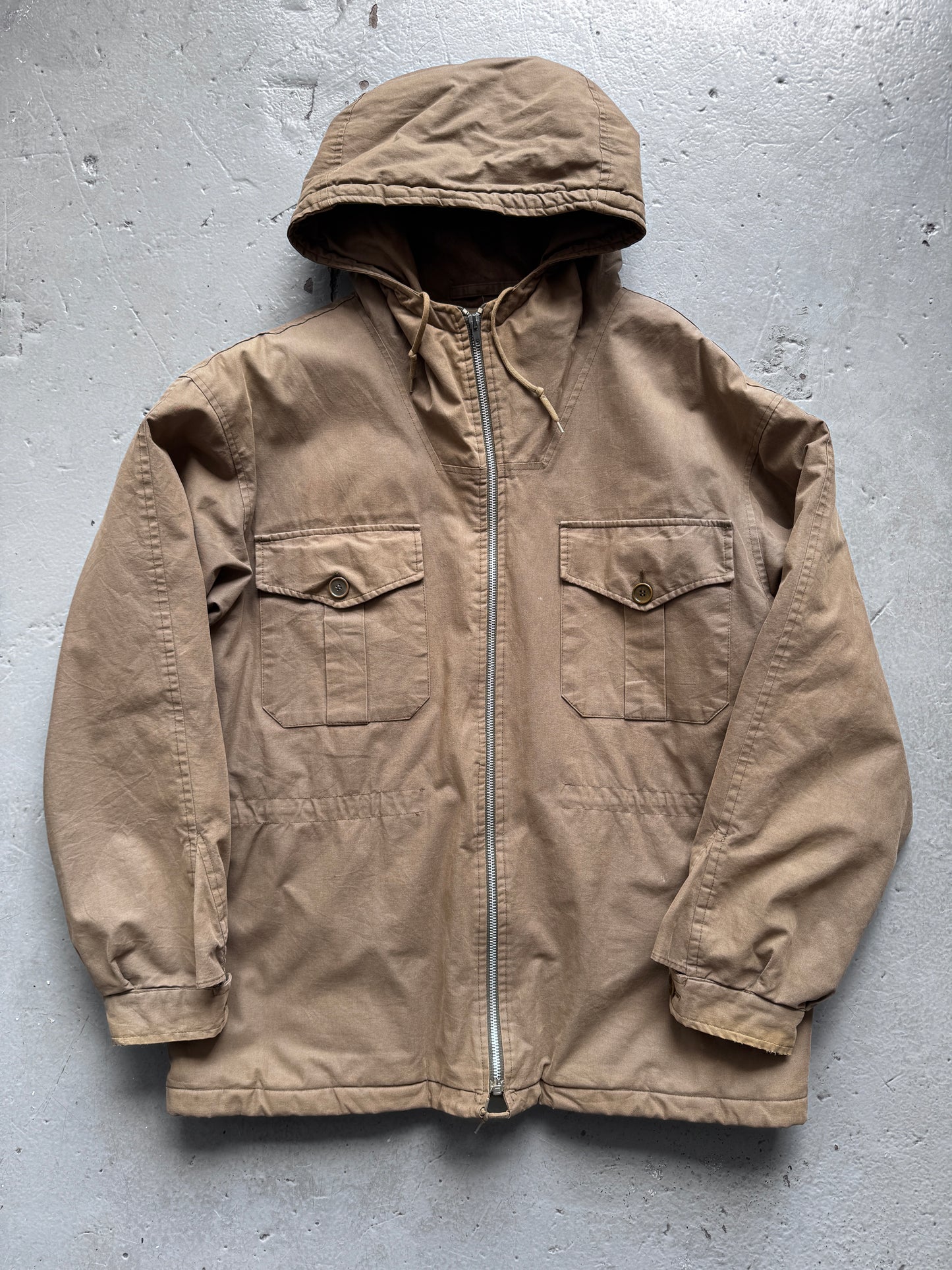 helmut lang 1998 reconstructed padded parka jacket