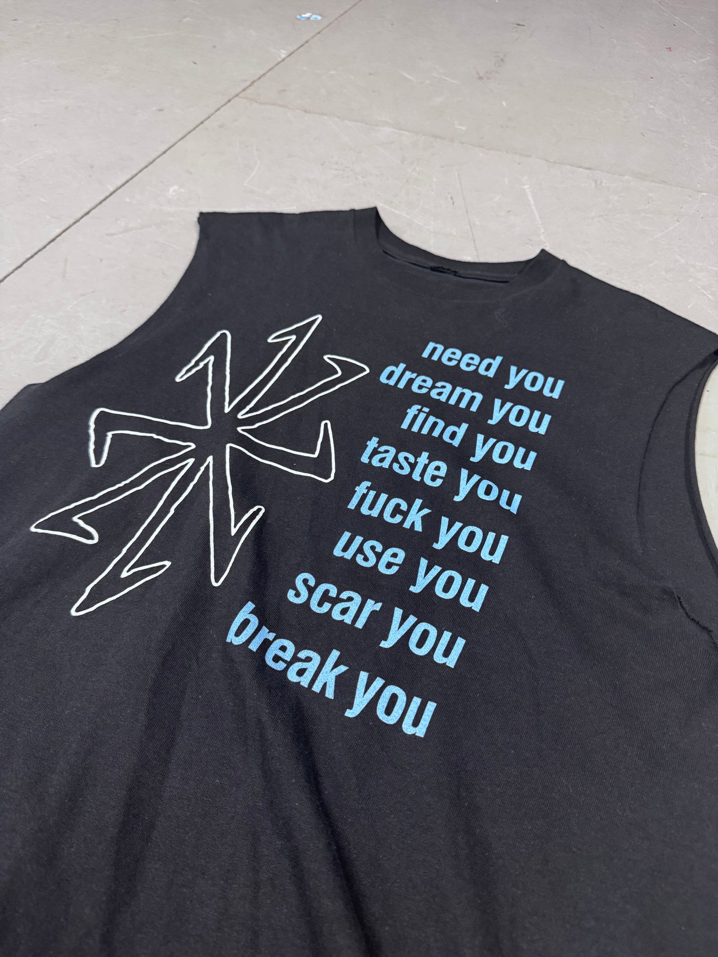 Nine Inch Nails 2014 Reprint Cut Off Tank