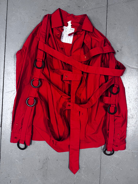 Soshiotsuki Skeleton Ribcage Bondage Shirt