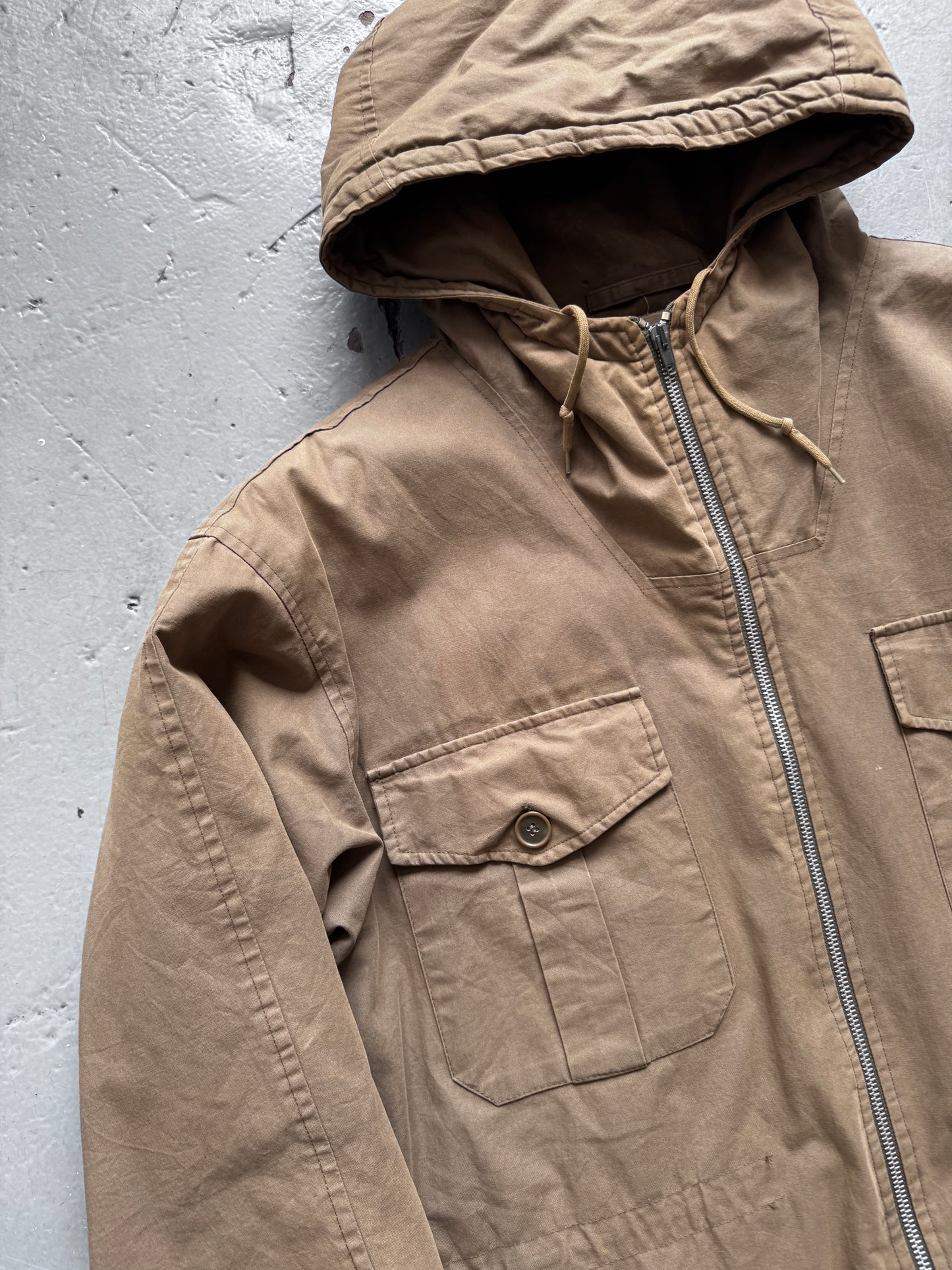 helmut lang 1998 reconstructed padded parka jacket