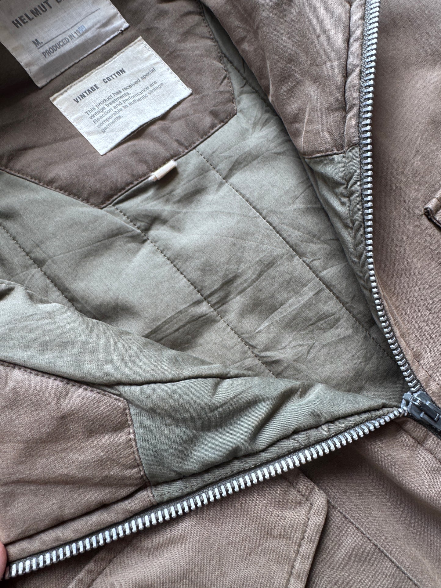 helmut lang 1998 reconstructed padded parka jacket