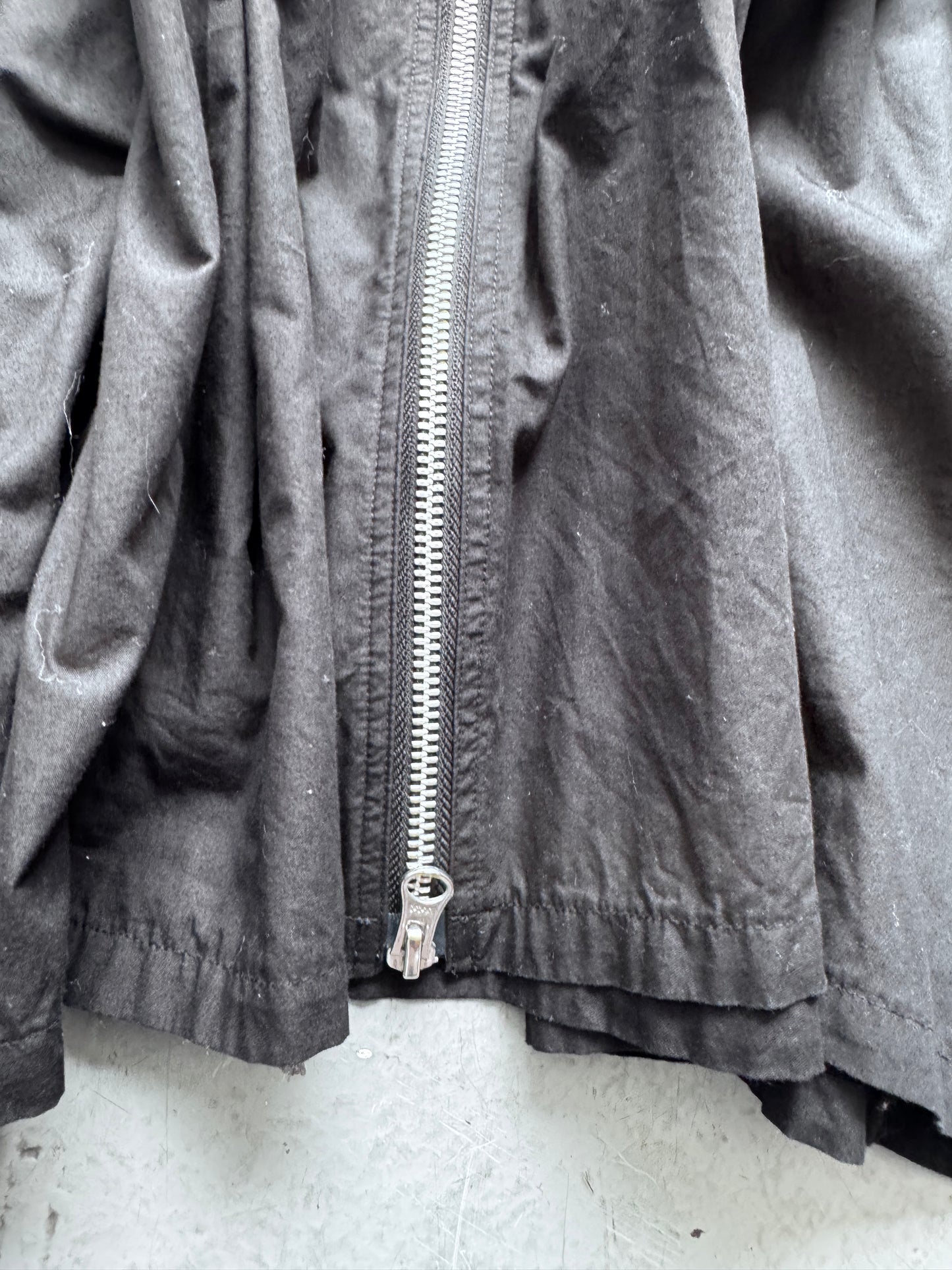 ponty / yaponski box cut zip up