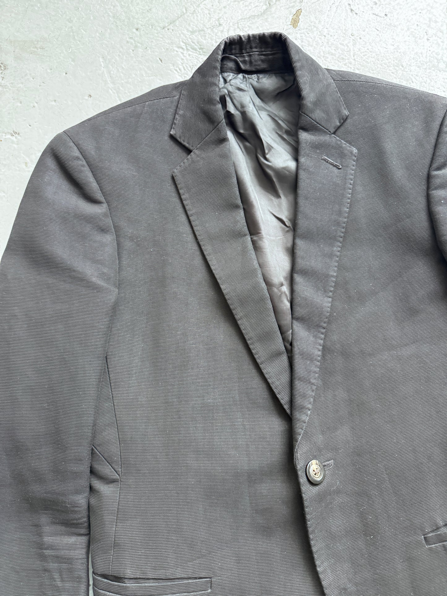 rick owens ss18 dirt single button blazer